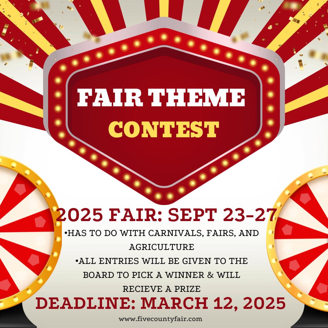 Five - 2025 Fair Planning is in full swing, help us chose this years ...