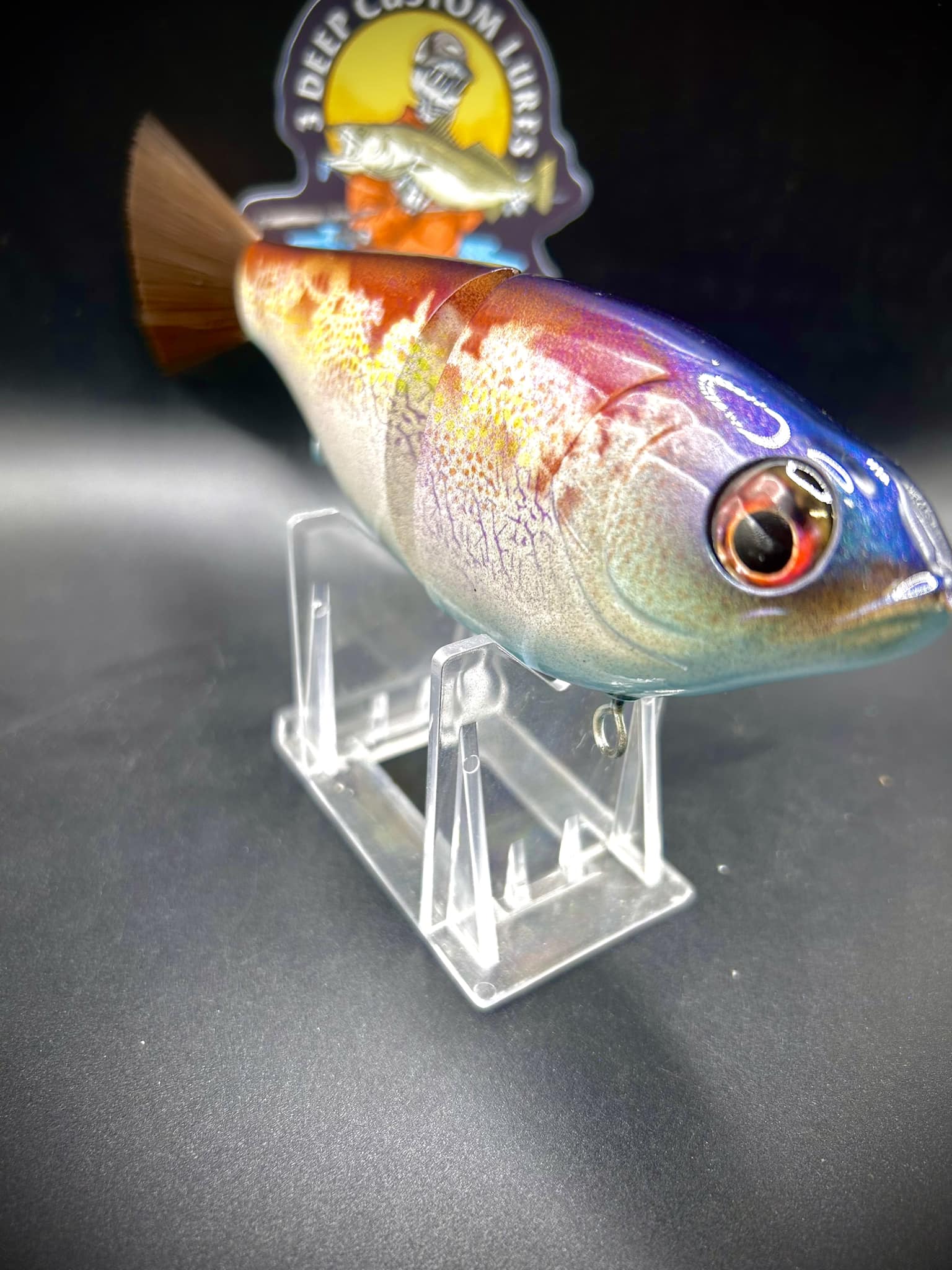 bright colored fishing pole GOOFISH Purple Diamond Light Popping Pole-9.2'(approx 280cm) 2 Piece Solid Nano Tip Japan Fuji Saltwater Popping Spinning Rod Tensile Strength:150lb/68KG 0.62mm Ebay or Etsy? Custom brush piles soft-plastic