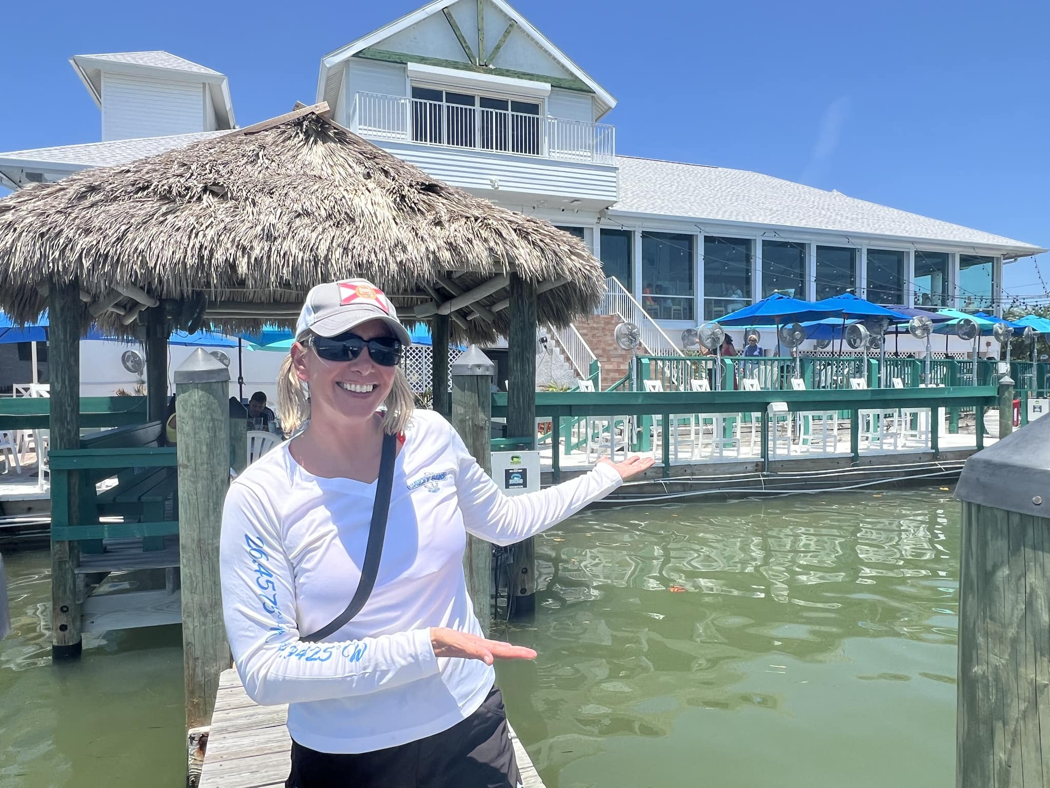 Boating to The Green Flash restaurant on Captiva Island