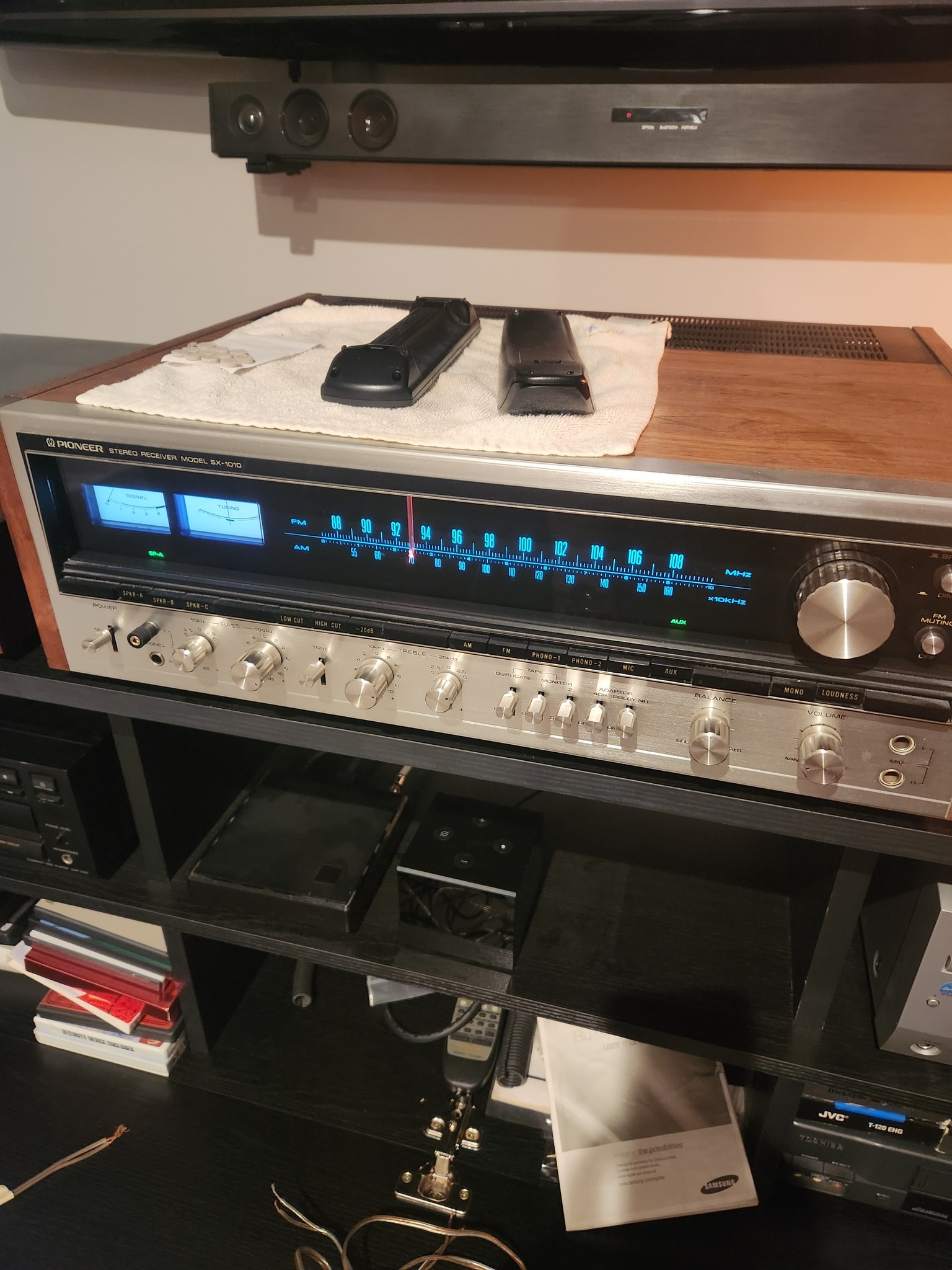 Pioneer SX-1010 and CS-99a vintage audio gear