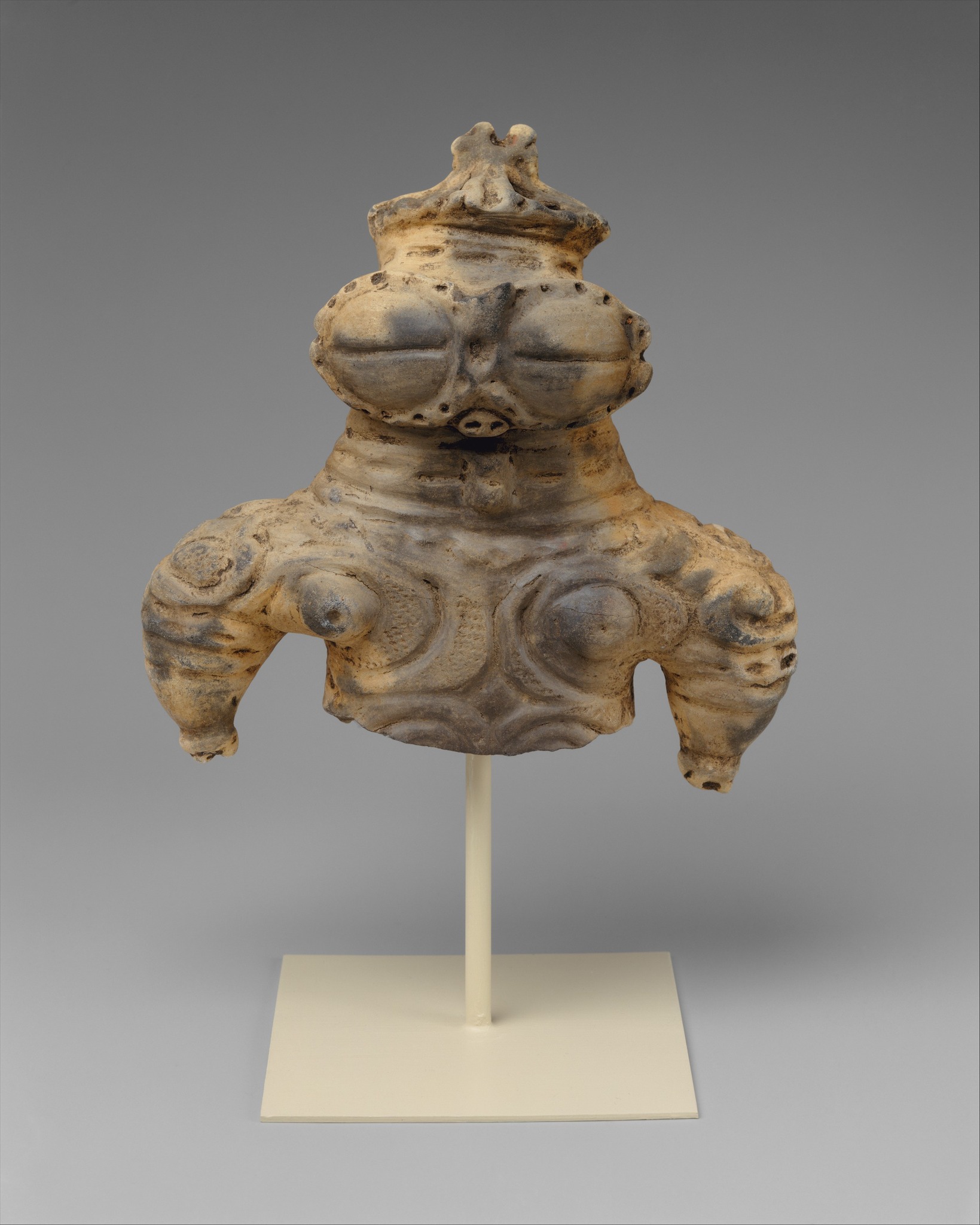 Dogu clay figurine from Japan's Final Jomon period at The