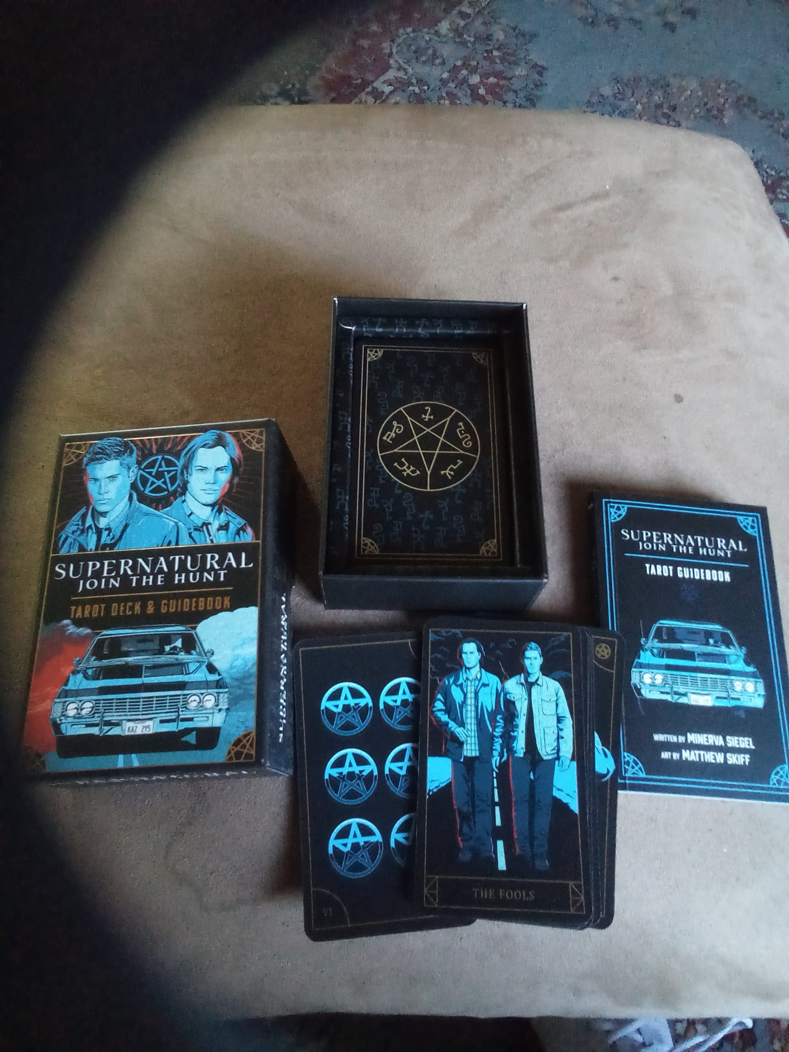 Supernatural tarot cards found at Joanne's Fabrics