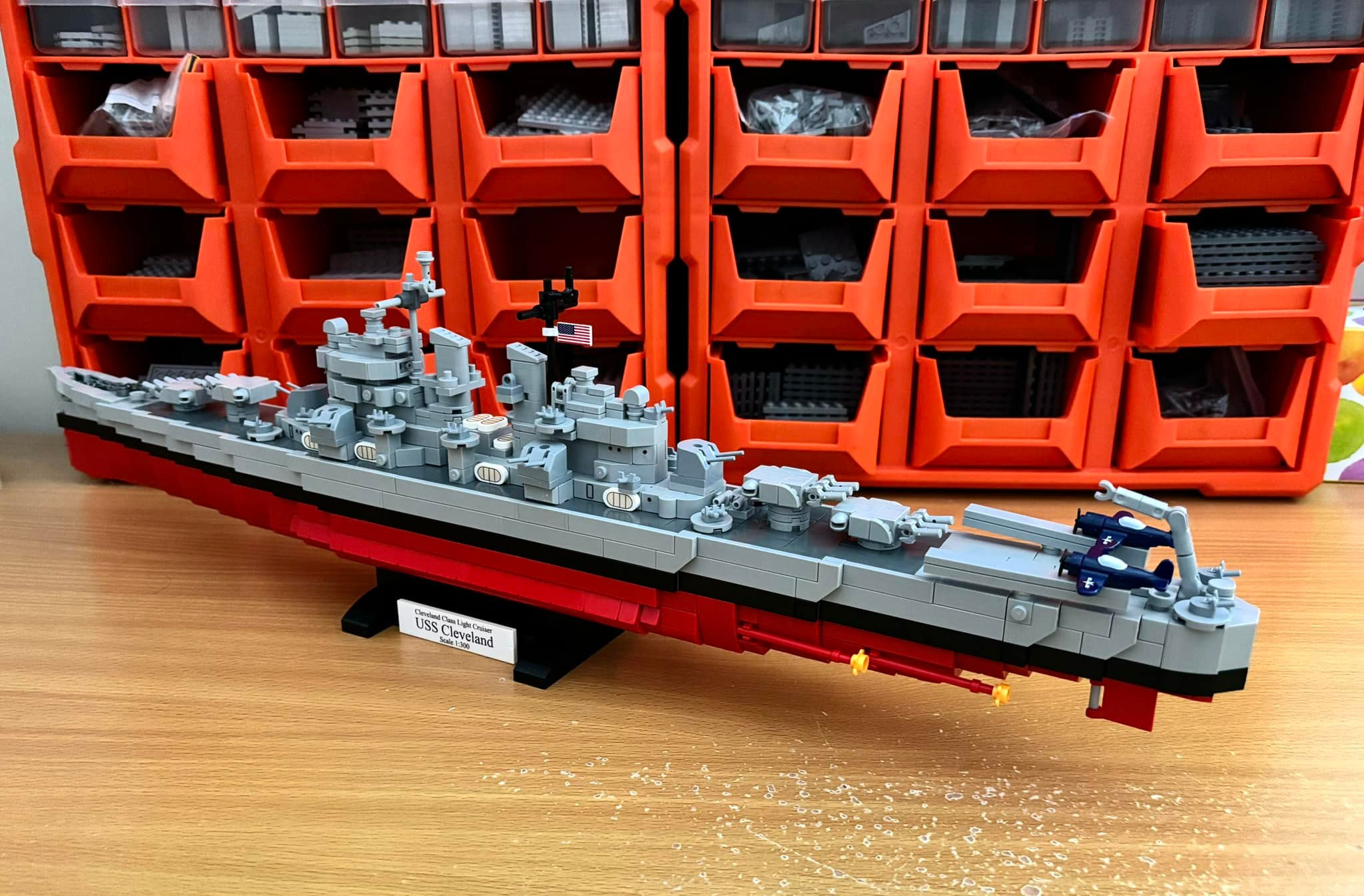 Pit Road 1/700 US Navy light cruiser CL-55 