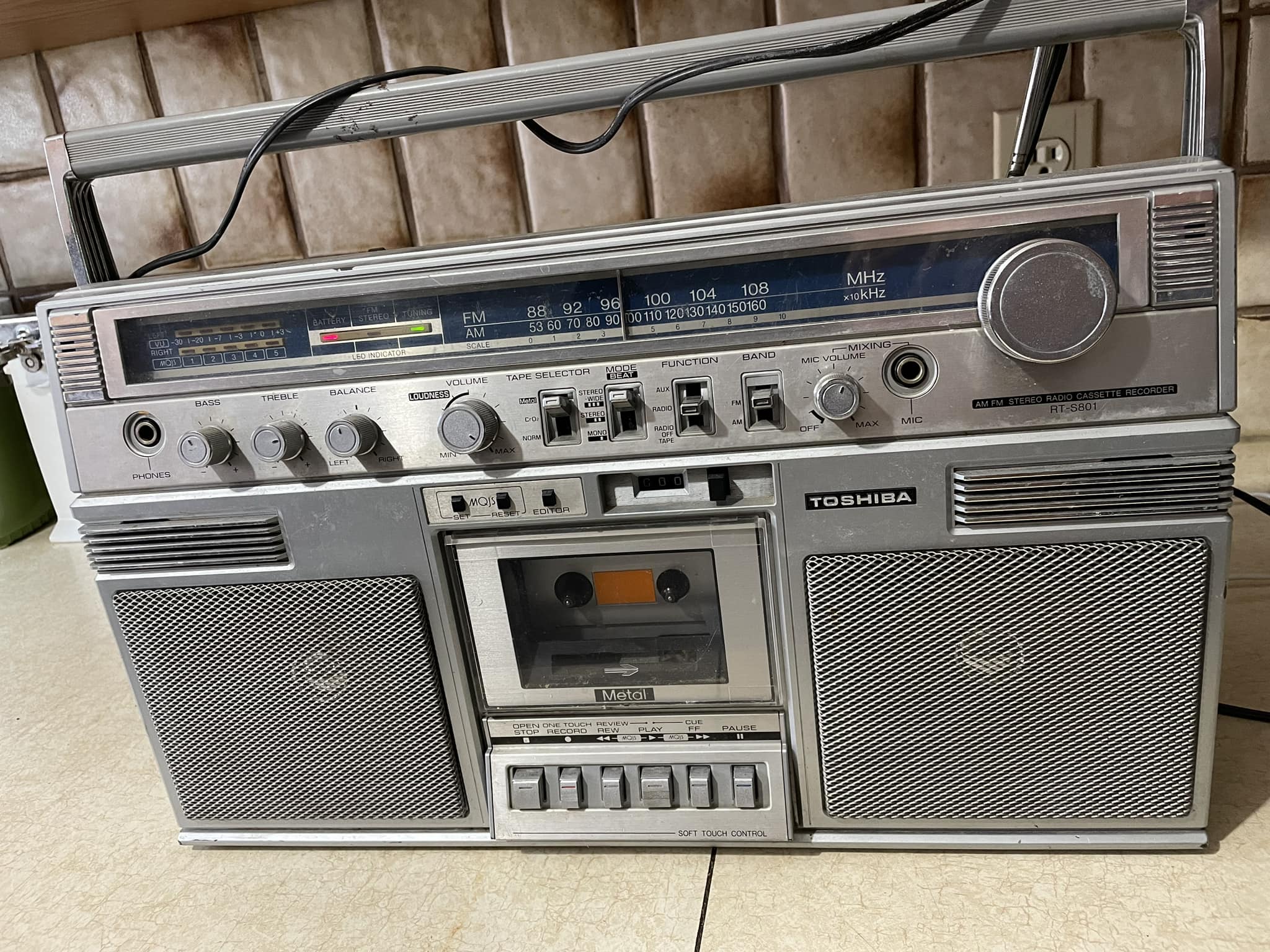 The classic Toshiba RT-S98 Mackenzie from 1982
