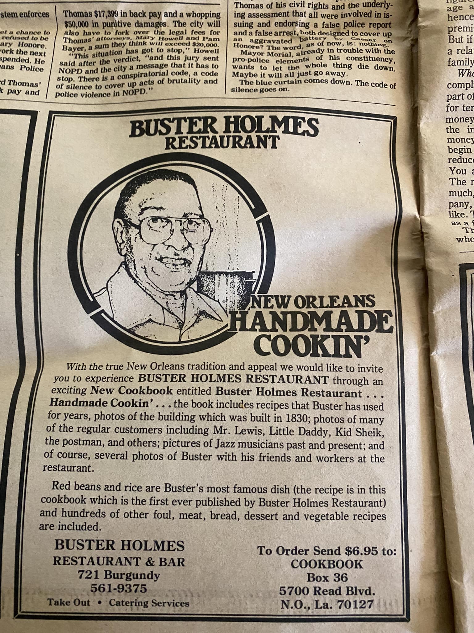 Miss Busters. An ad from the Figaro 1981