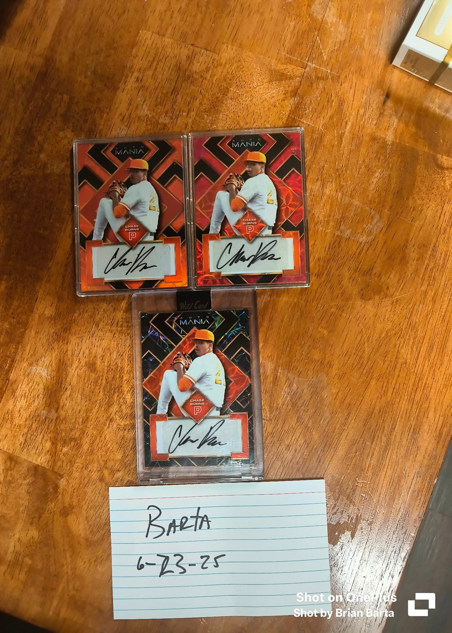 Chase Burns Nick Kurtz Dual Auto /99 ??? 2024 Bowman Draft 