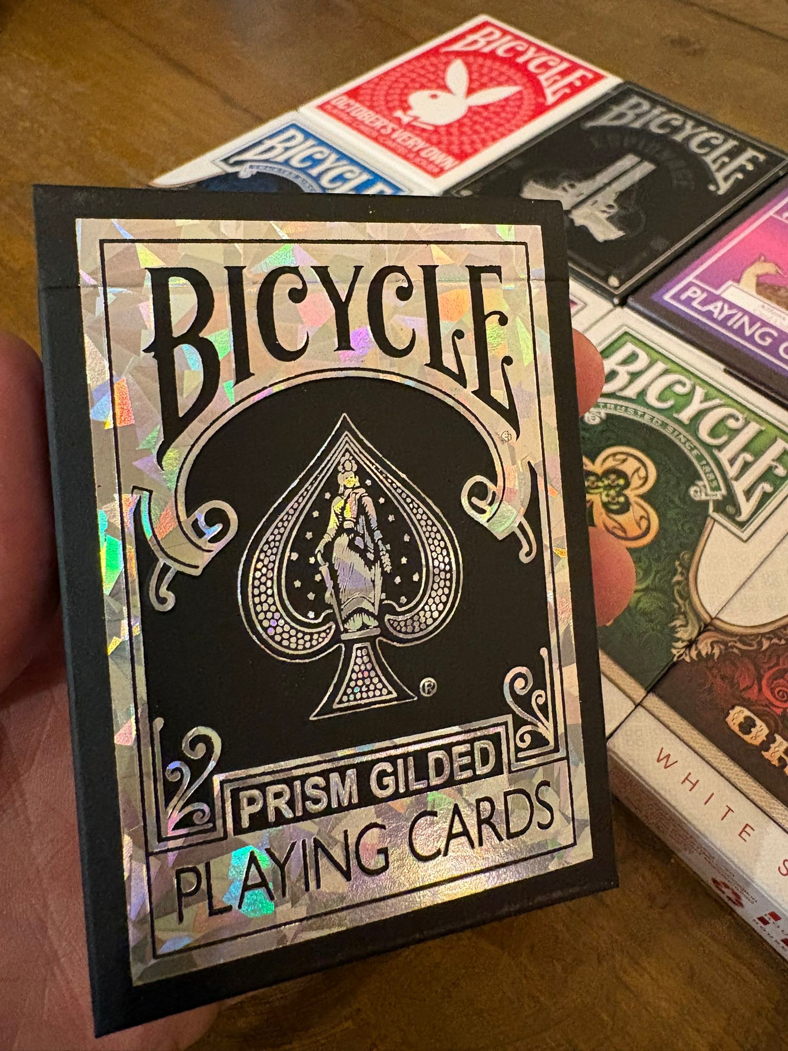 Few new decks added to the bicycle collection recently! Ornate 