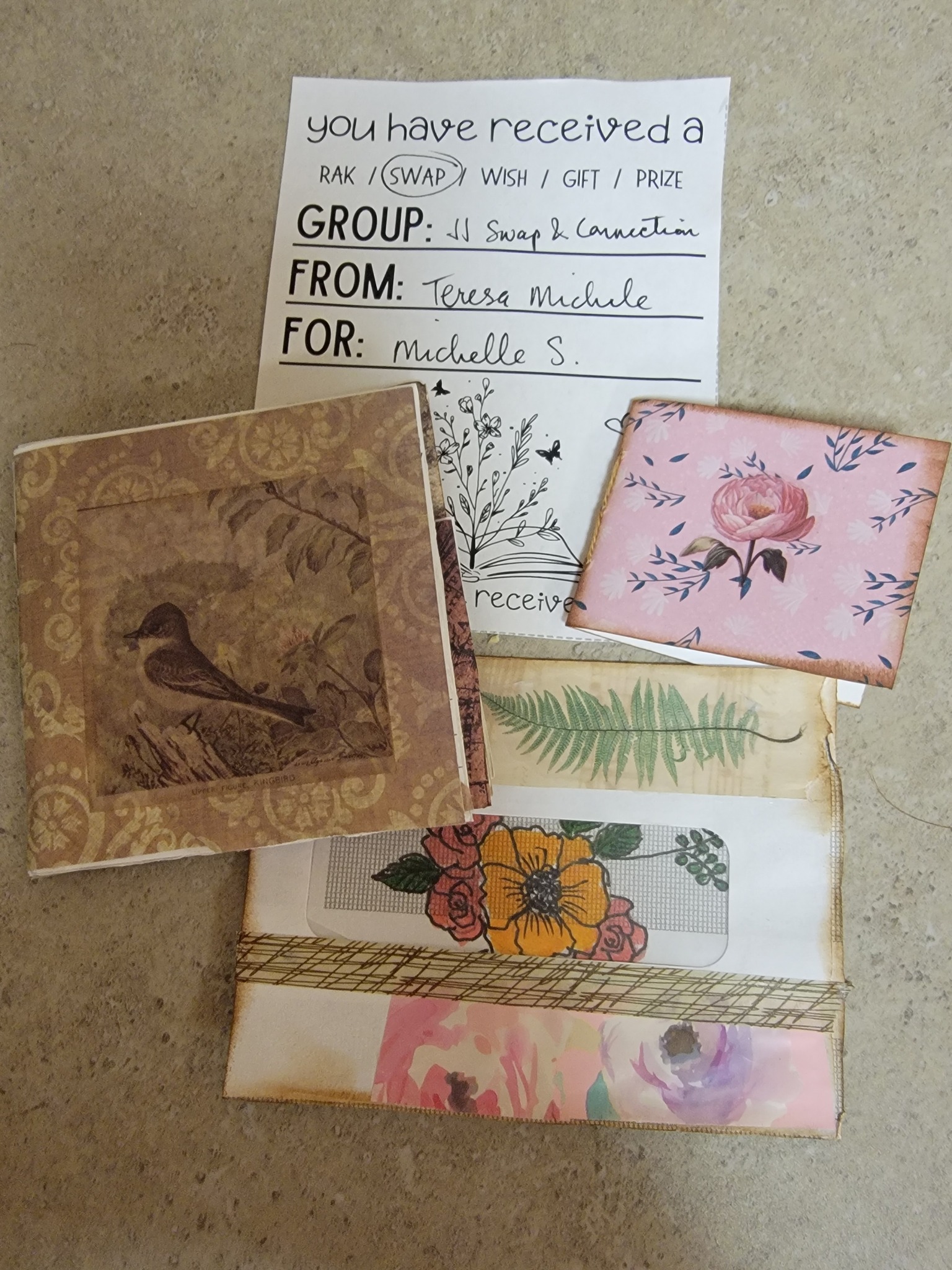 Thank you very much Teresa Michele for the swap! I can
