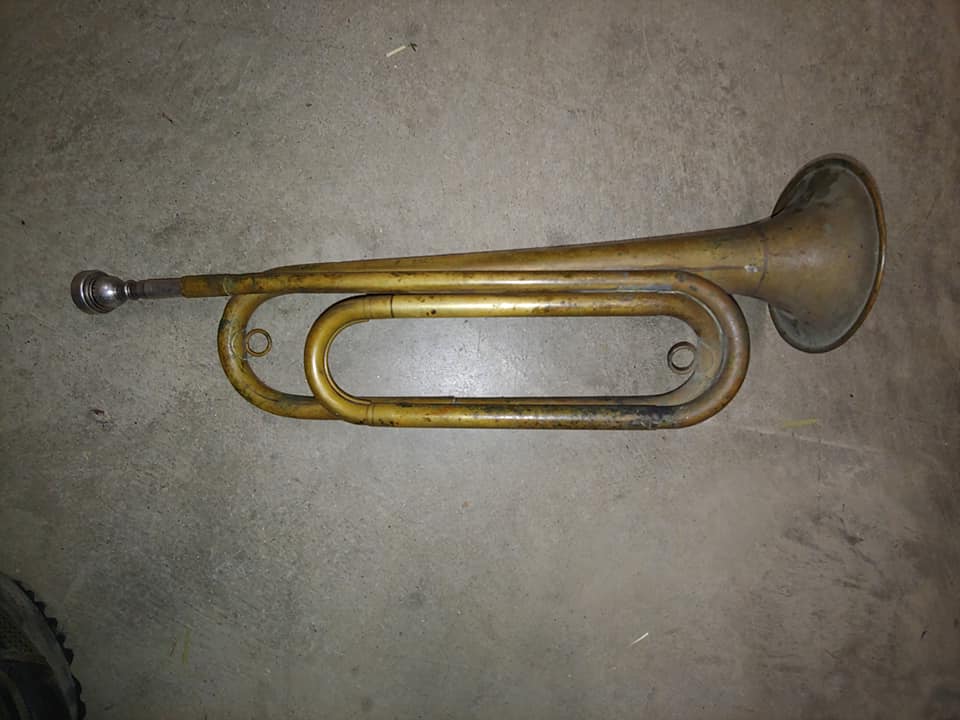 Scout leader finds vintage rexcraft bugle