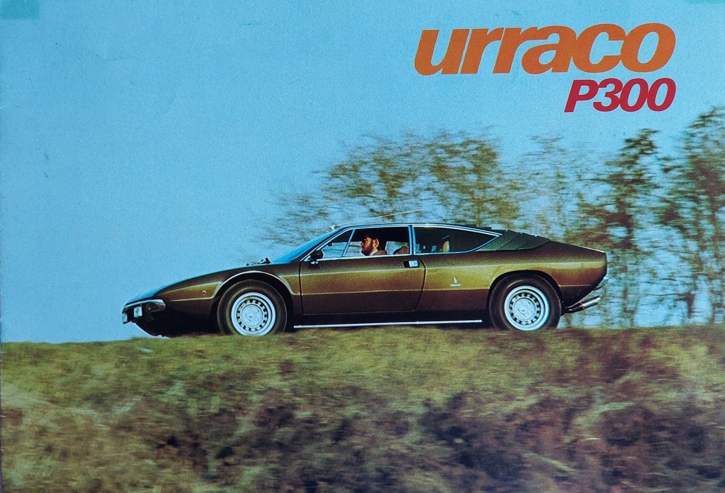 1974 Lamborghini Urraco P300 Brochure Cil ilindrata medu me