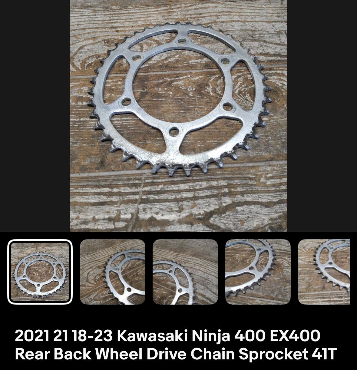 Installing 41t rear sprocket on 2024 ninja 500?