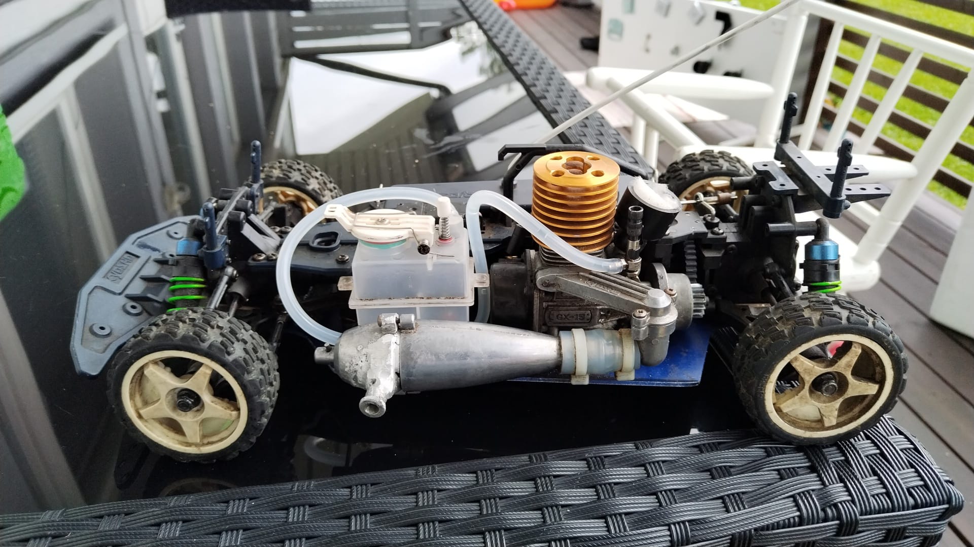 Kyosho Pureten GP Alpha engine tuning with 16% nitro fuel
