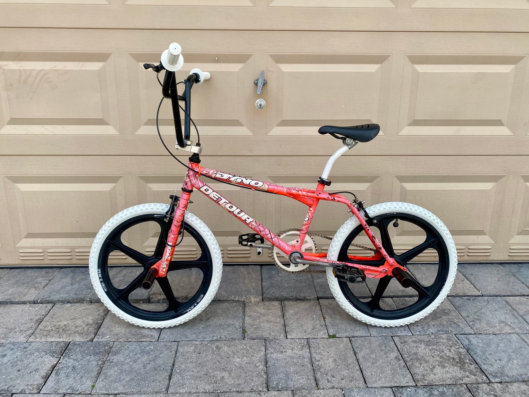 tetsuro様TRIUMPH BINDAYGI CYCLE ビンデージサイクル Vintage All Original 1992 Dyno Detour BMX Bicycle Dayglo Orange