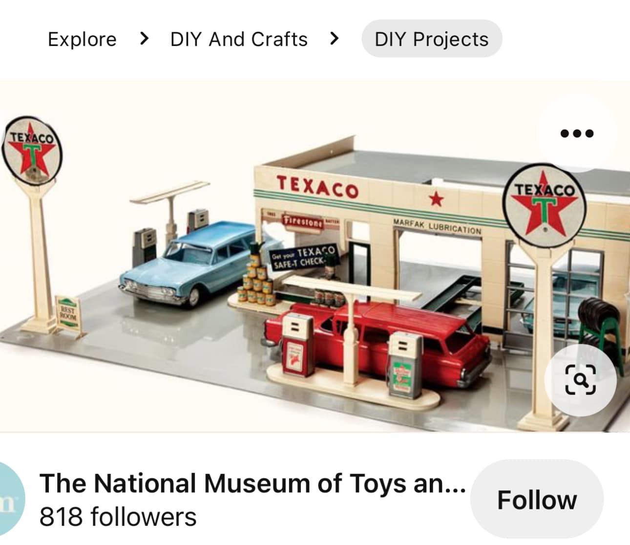 Looking for Buddy L Texaco toy gas station