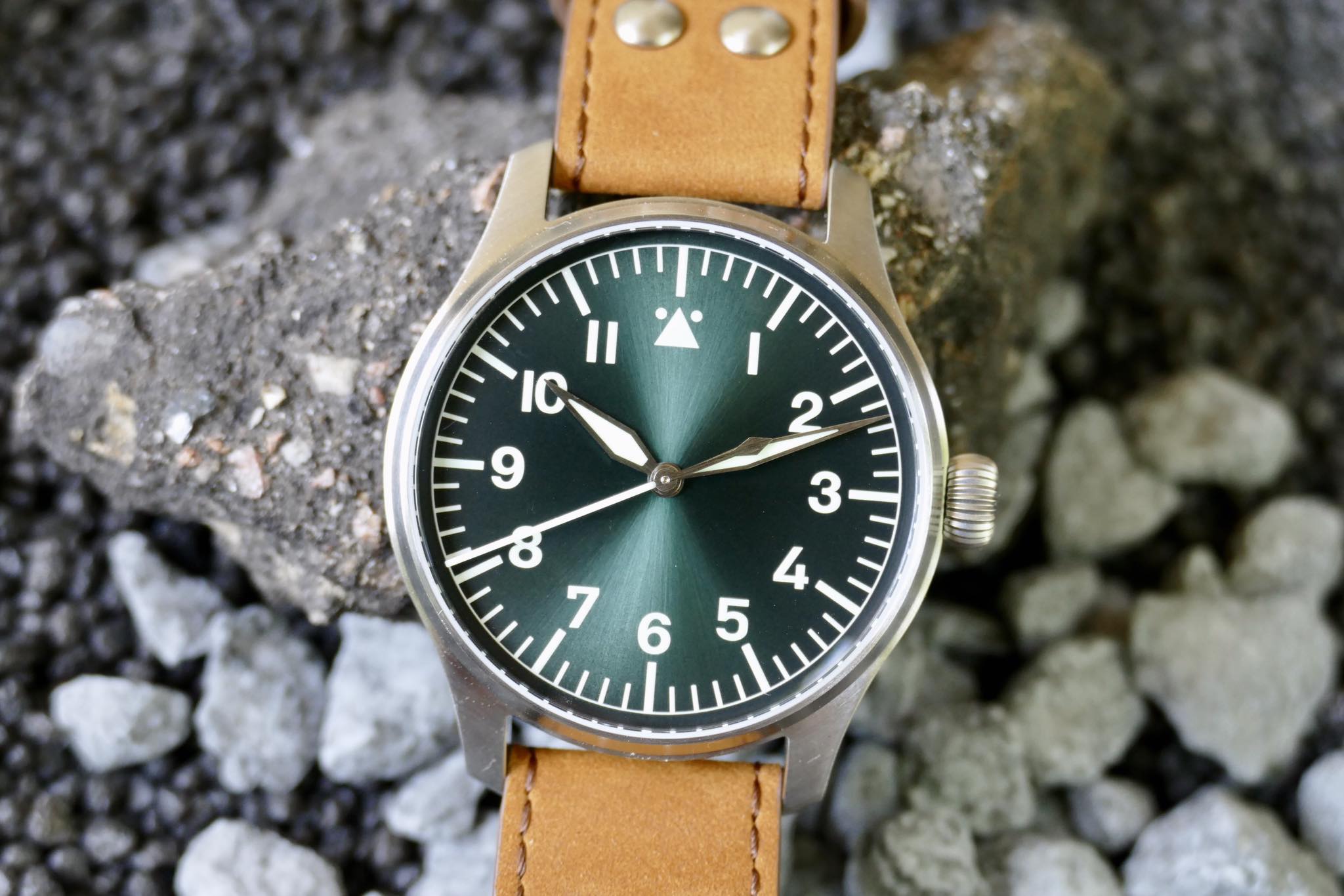 New from Stowa: Flieger Klassik 40 Sunray Green Baumuster A