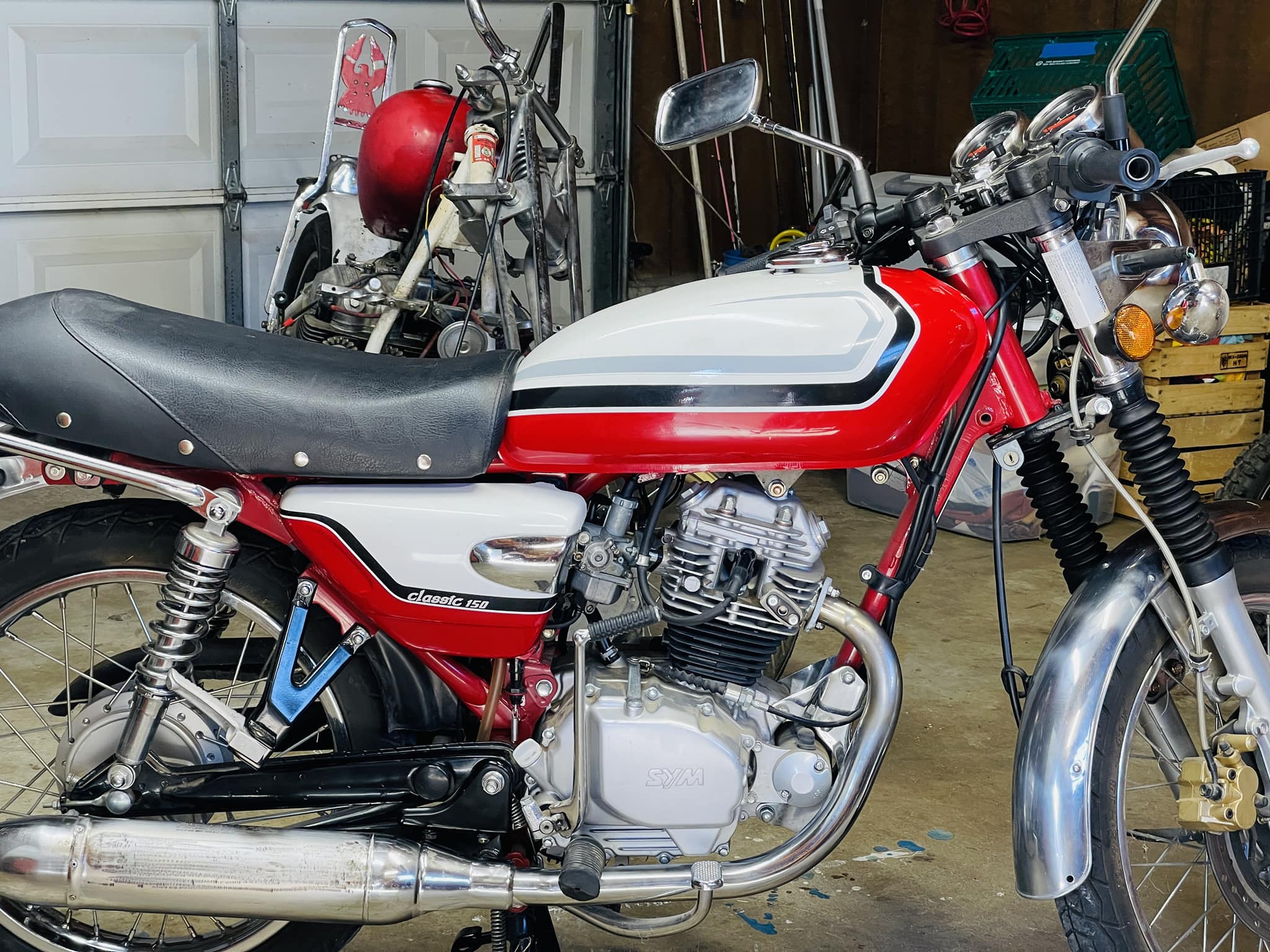 Amortisseur Pour Scooter SYM Wolf Classic 125 - Occasion Opérationnel