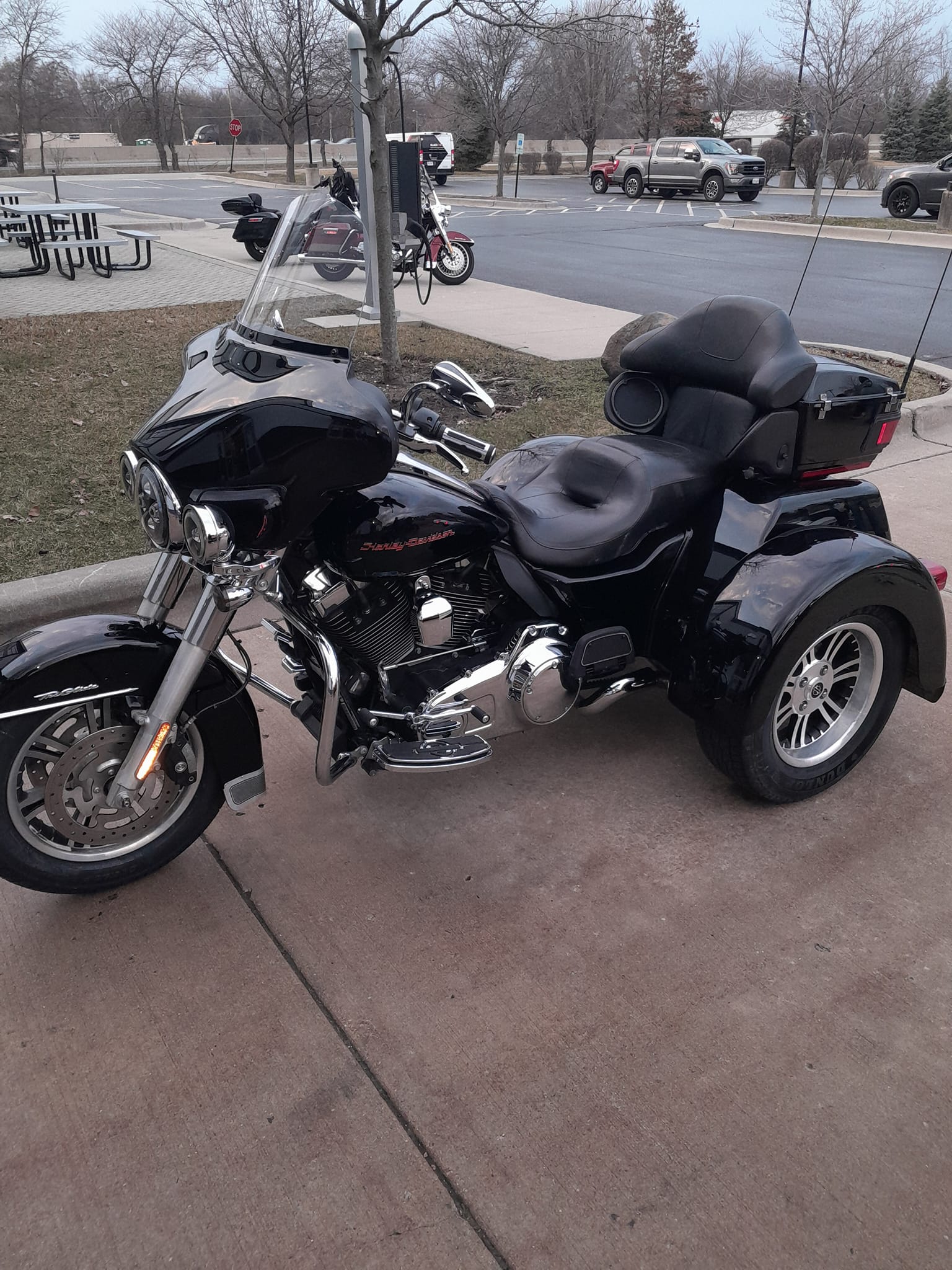 Triple black motorcycle purchase experience