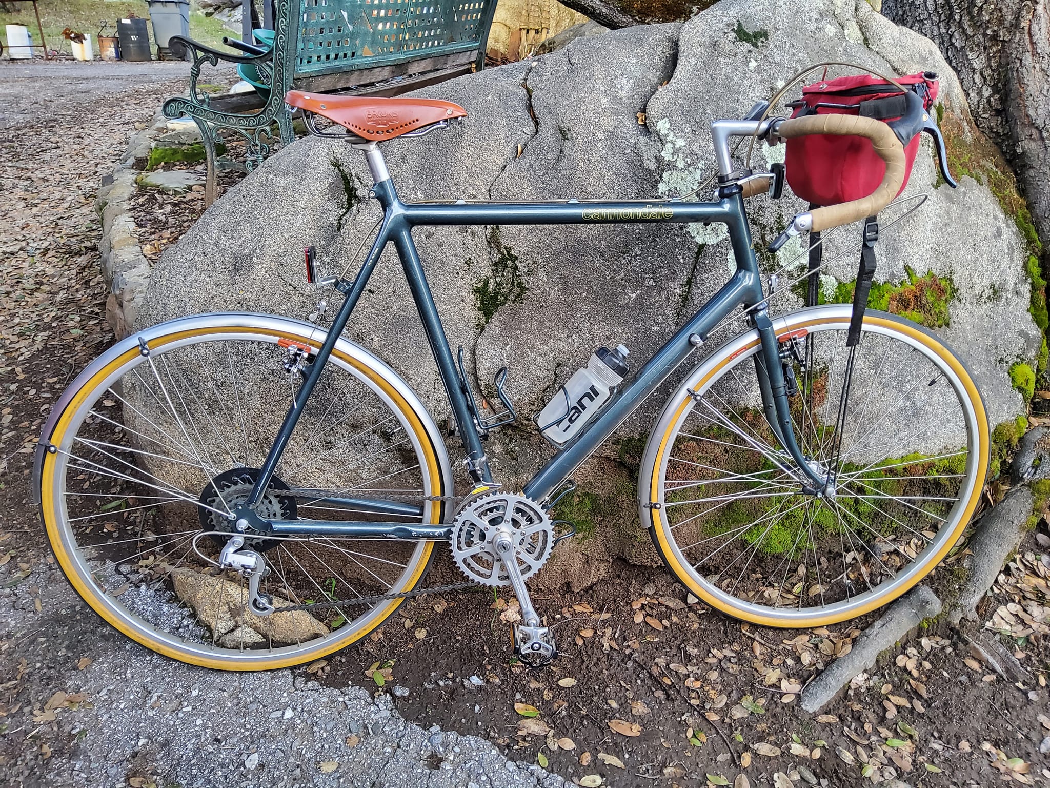 Another Cannondale Touring bike doing its stuff. This one is a