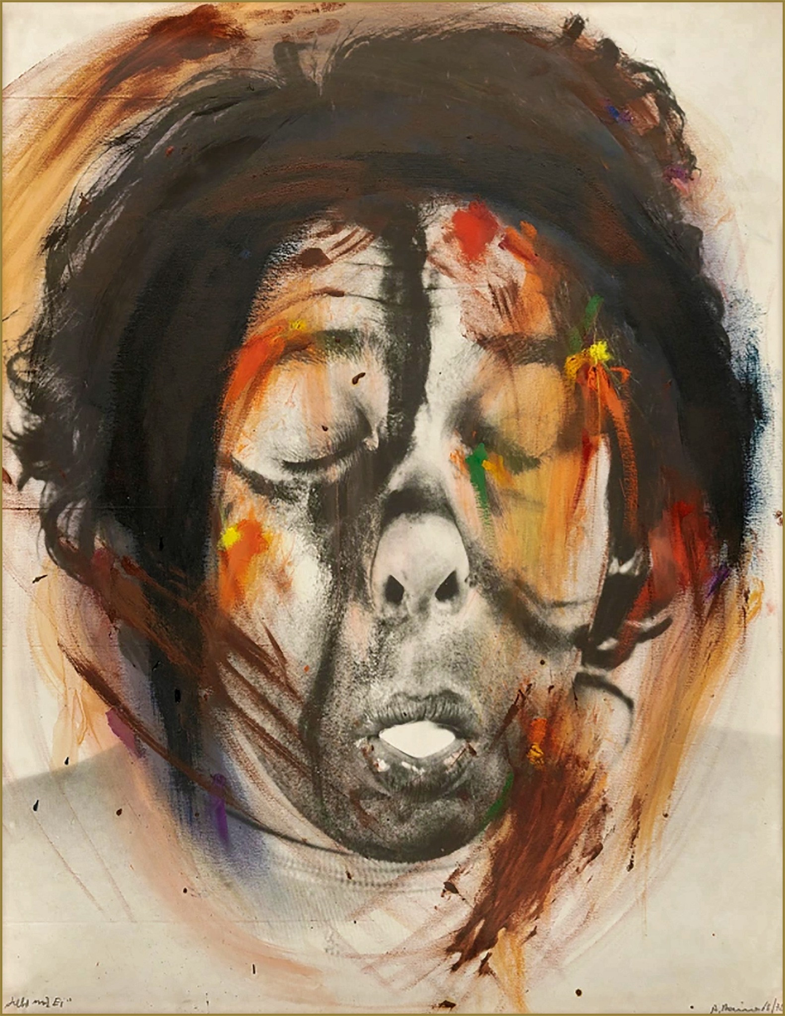 Der Übermaler” – the overpainter but, at the same time, the