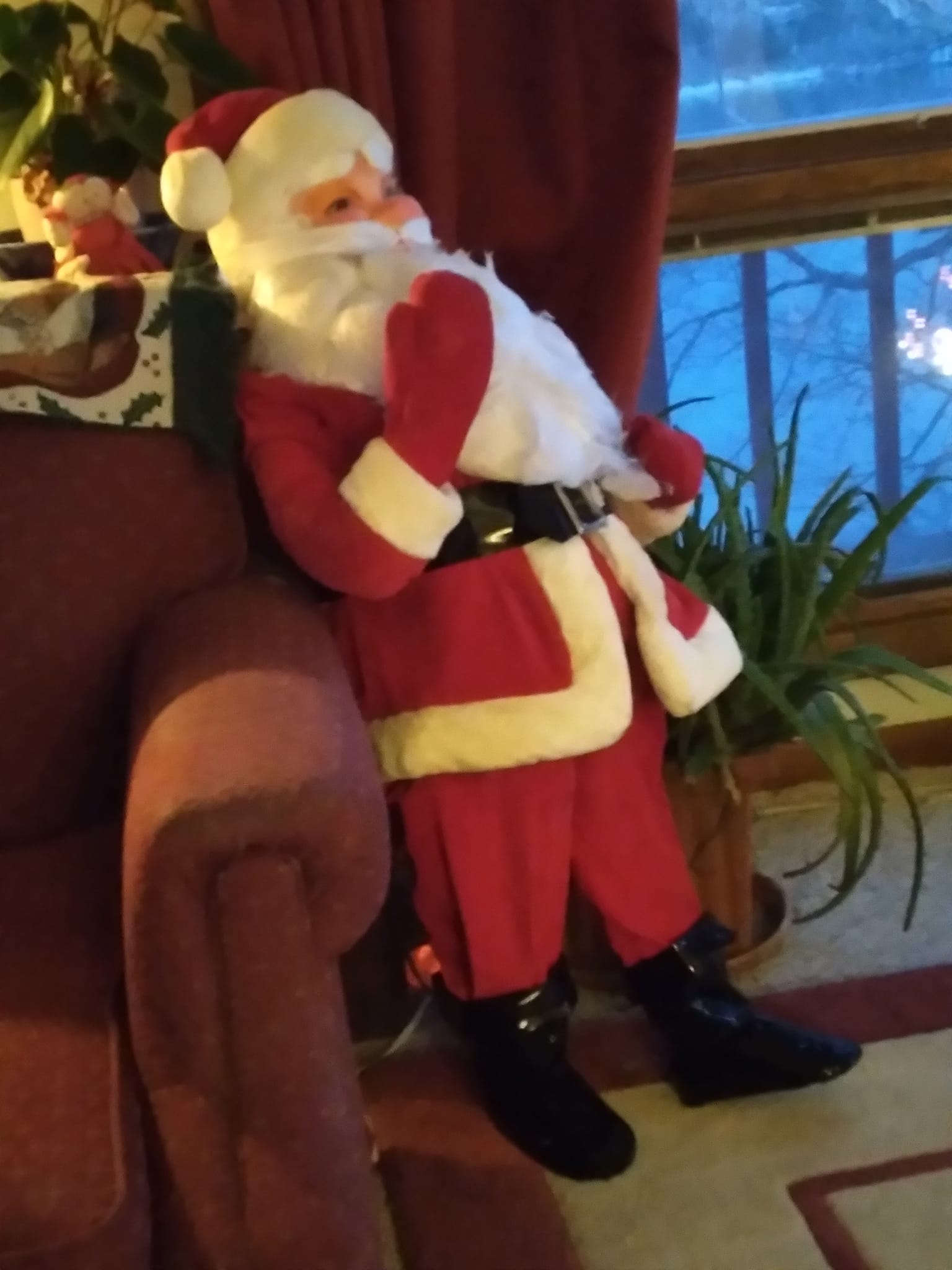 Vintage 7up Santa Claus standee