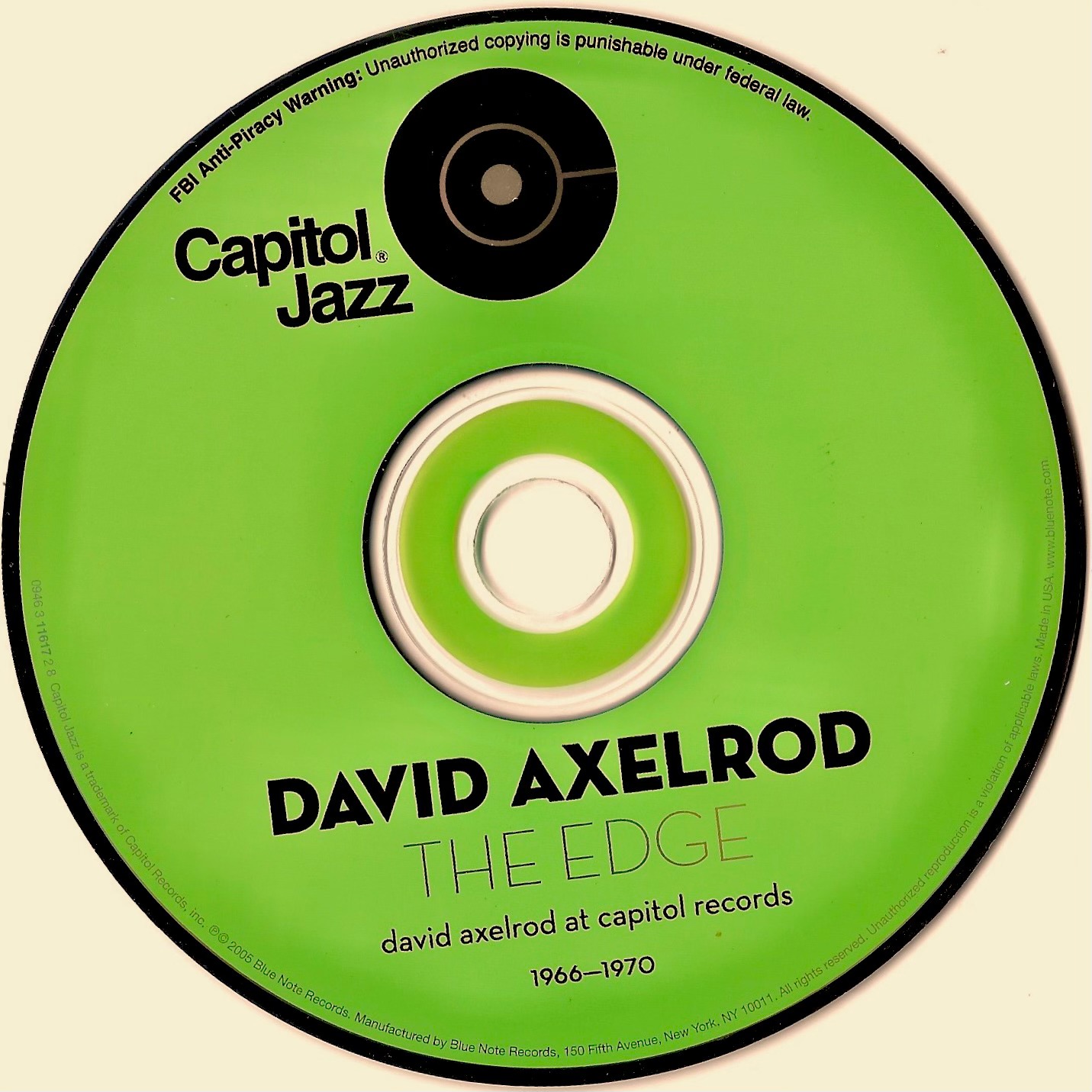David Axelrod – The Edge (David Axelrod At Capitol Records 1966 