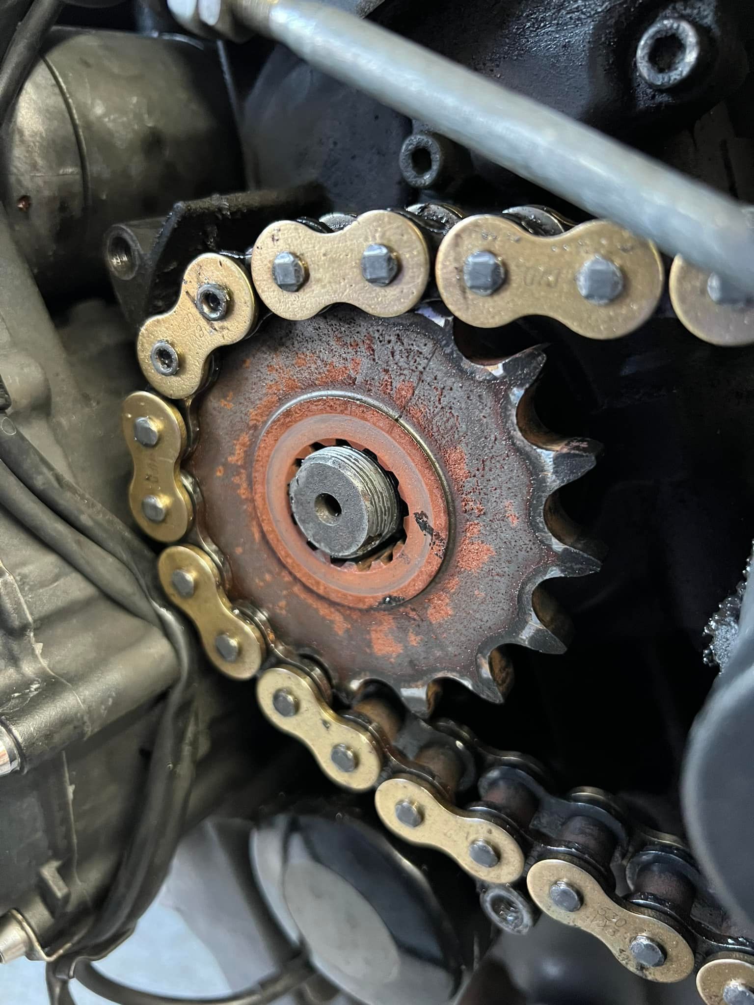 Anyone got a genuine Yamaha front sprocket nut and washer for sale