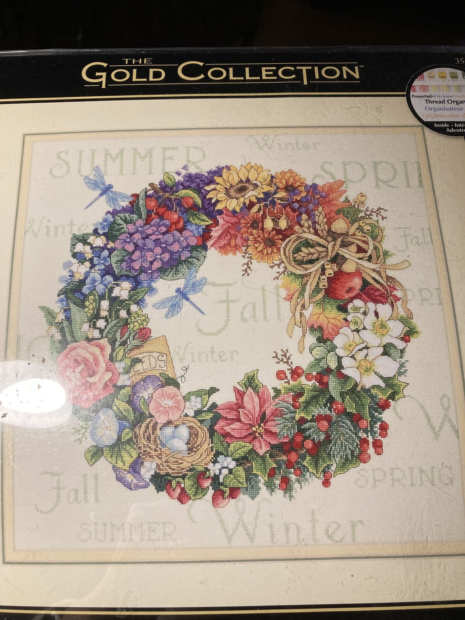 Dimensions kit Wreath of All Seasons thread replacement needed