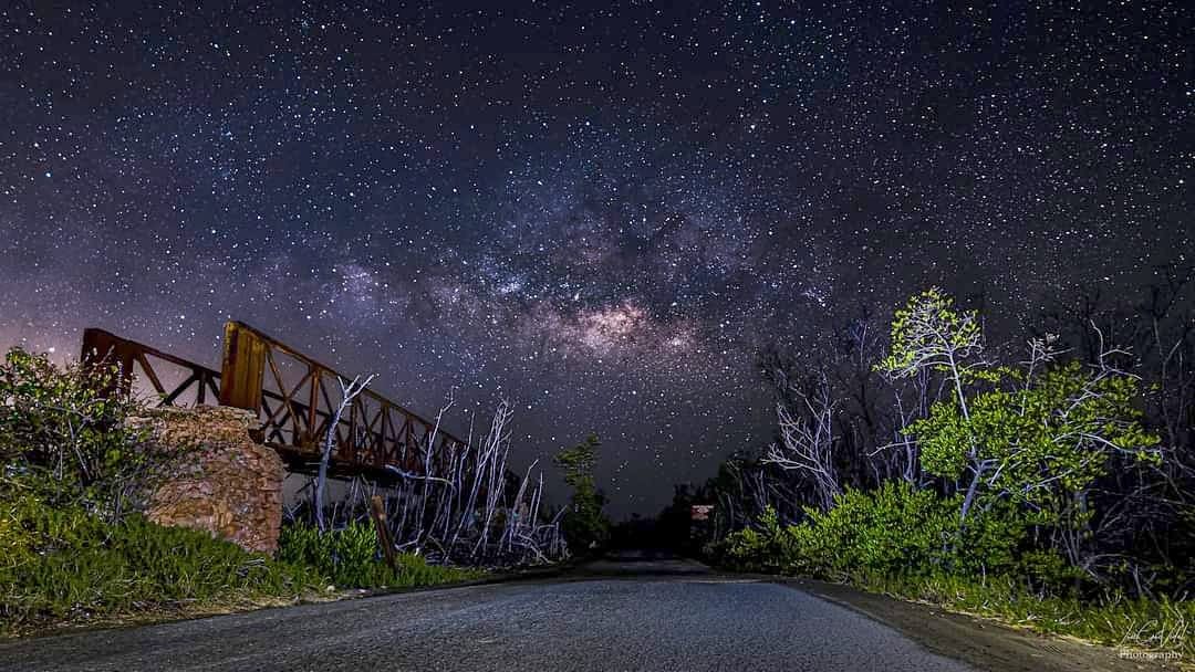 Cabo Rojo lighthouse area landscape astrophotography