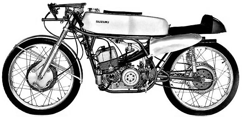 Snap - a 125cc MZ in 1960 & a 125cc Suzuki in 1963