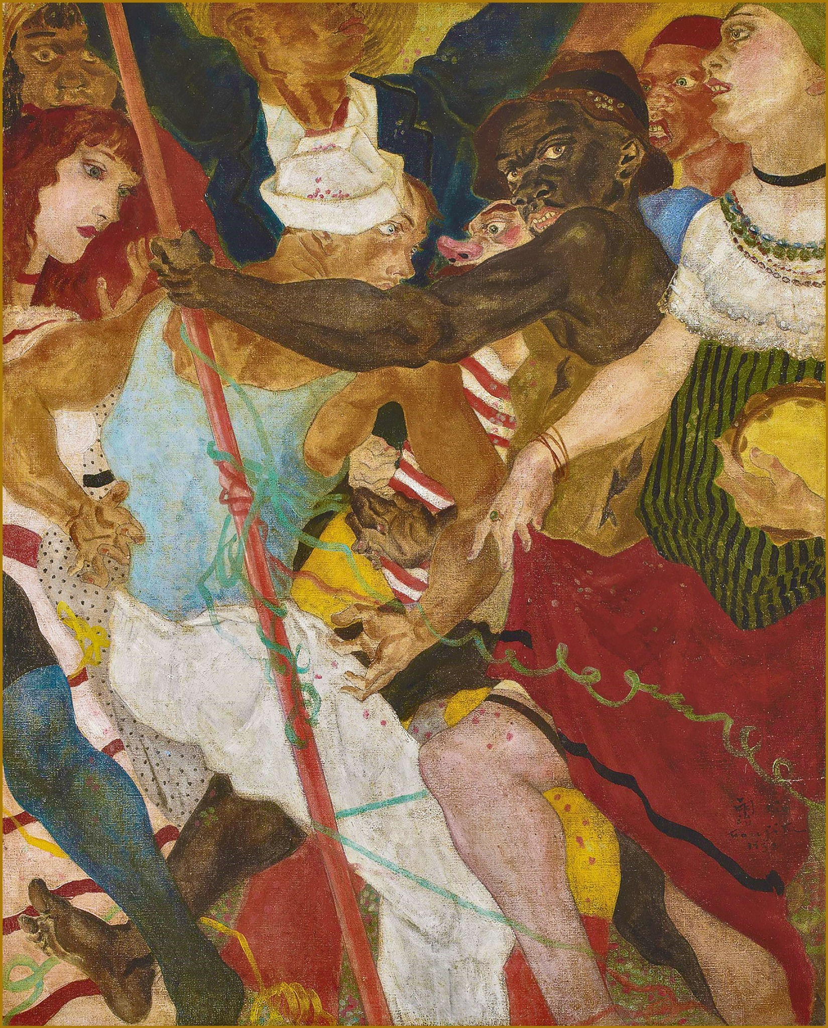 Leonard Tsuguharu Foujita (1886-1968) Carnival in Rio de Janeiro