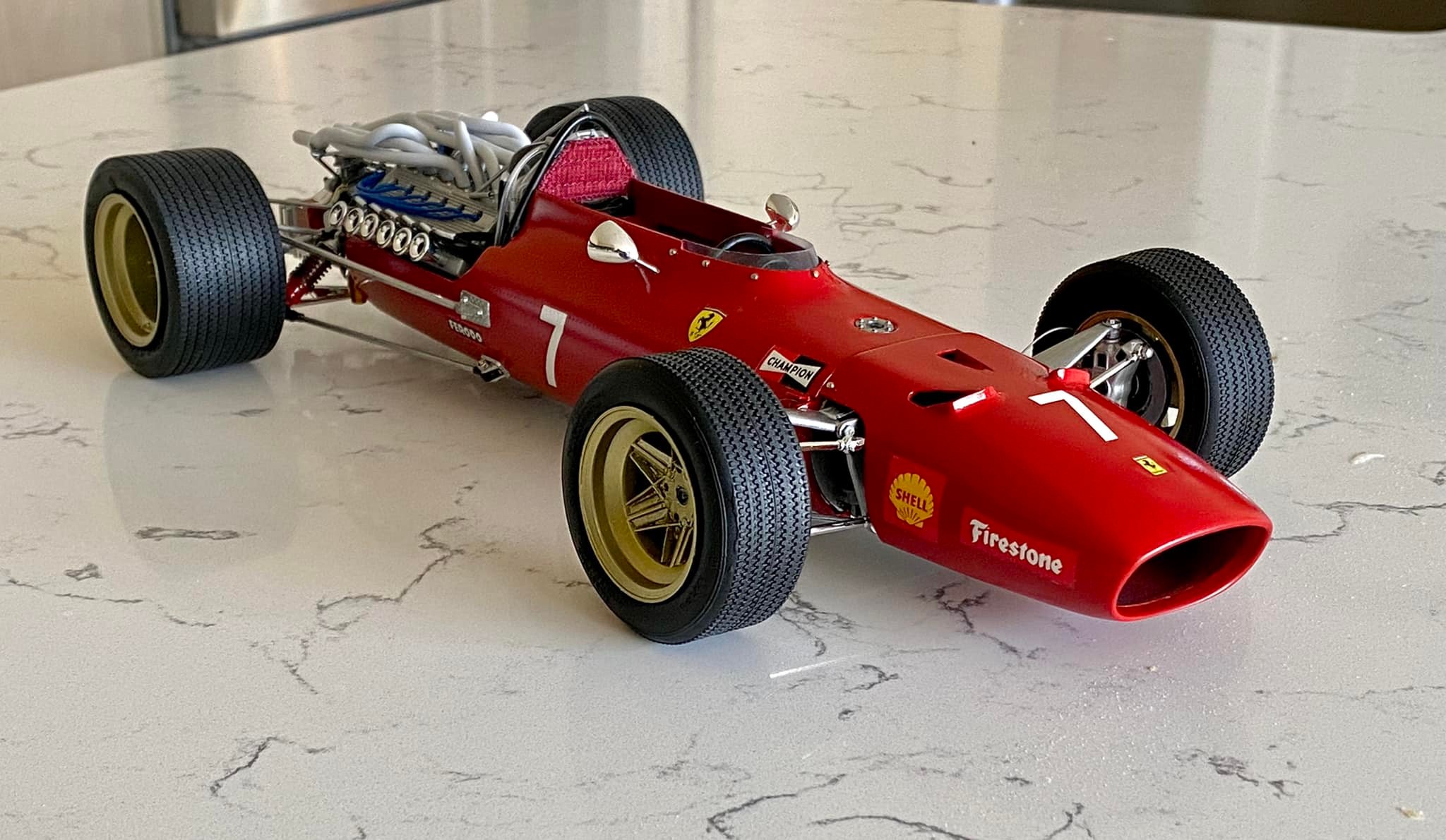 Recently completed MFH. Ferrari 312F1-67 - my first rear engine