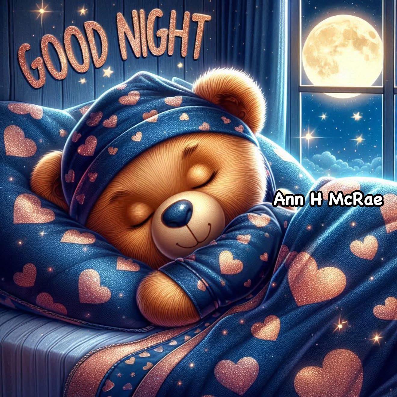 Have a blessed night 💙 GOOD NIGHT 然火 Ann AnnHMcRae H McRae
