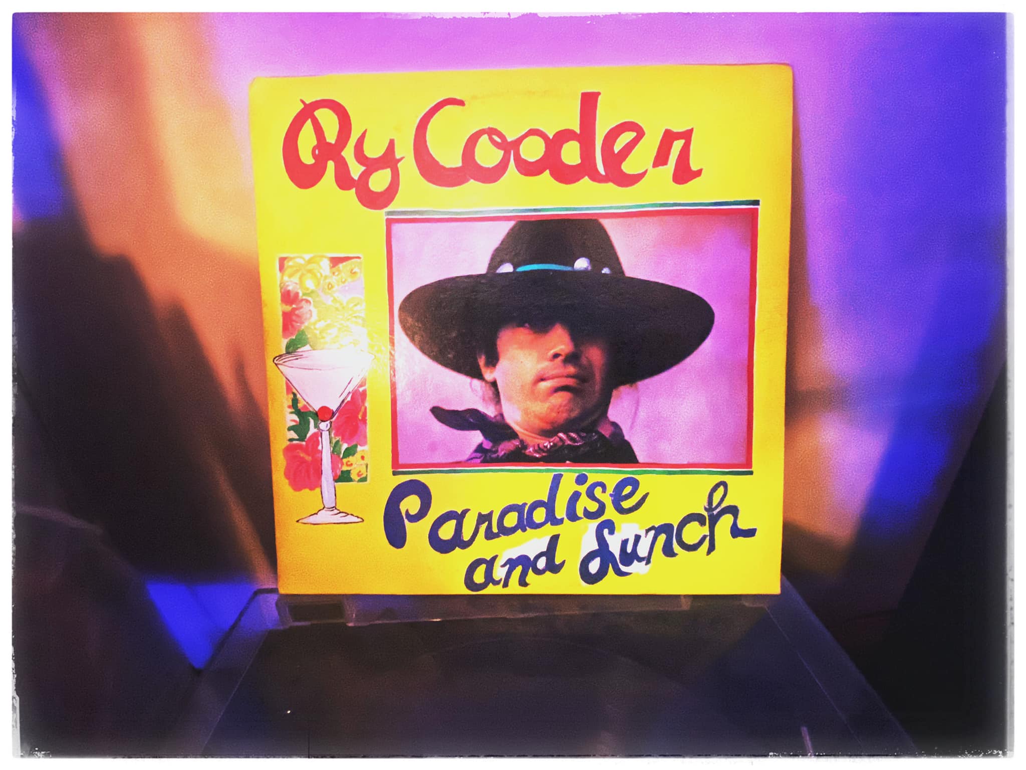 Picked this up today. Love the music of Ry Cooder. Paradise and