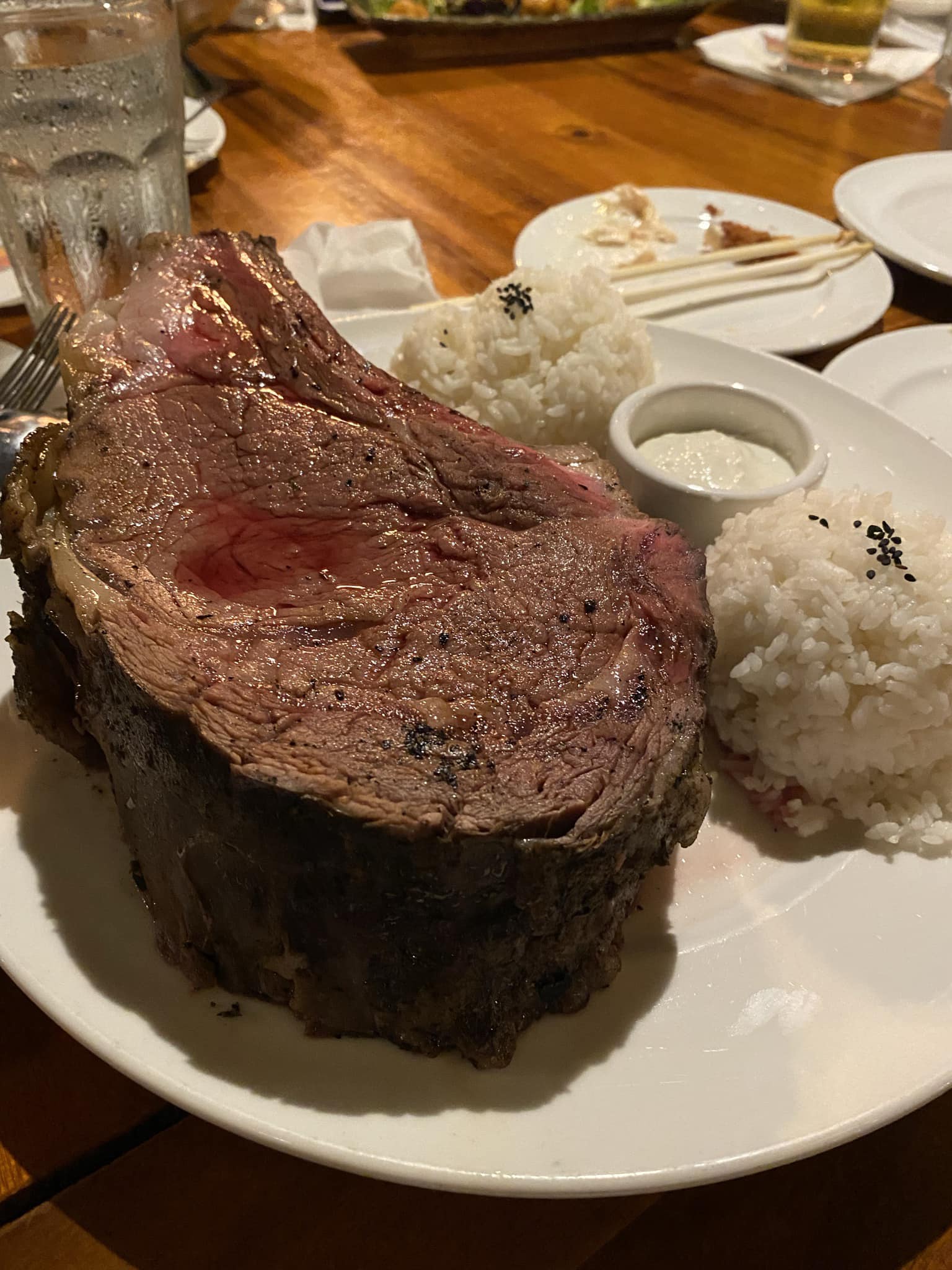 Monstah Prime Rib from Haleiwa Joe's in Haiku Gardens❤️