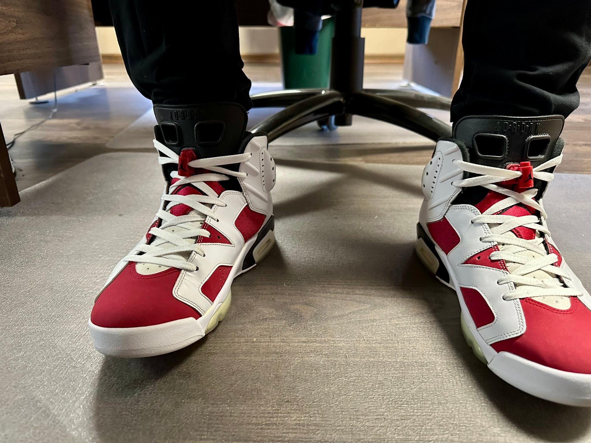 Carmines are the best Air Jordan 6 colorway