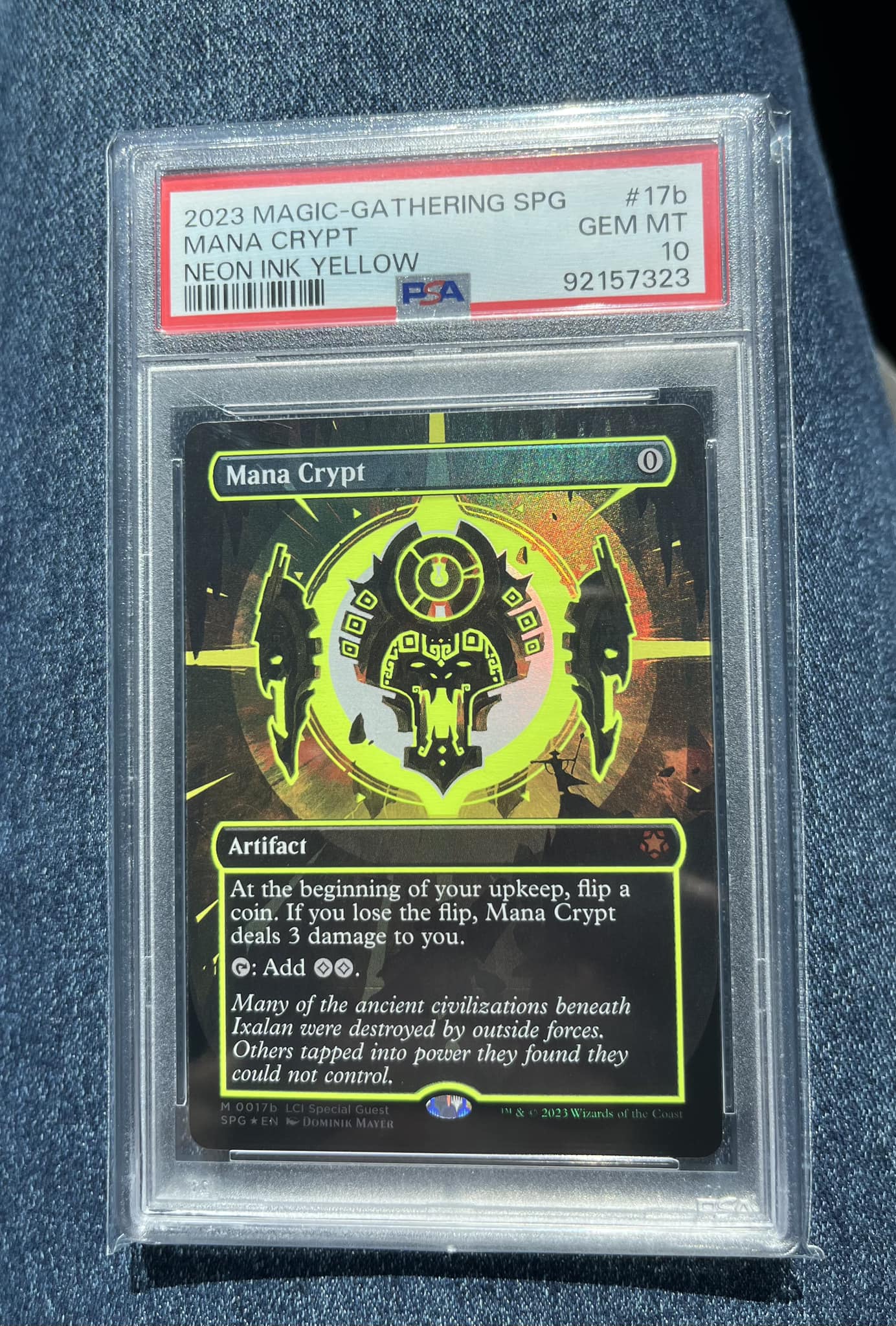 Got my grail from grading back. 2025 MTG PROMO JP WITCH'S