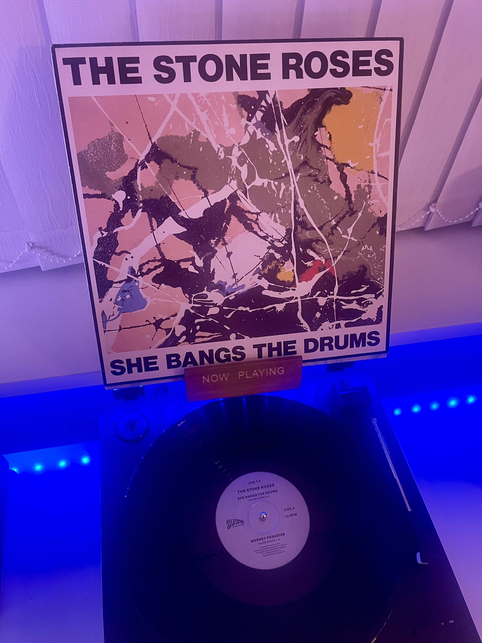 THE STONE ROSES She Bangs The Drums. 1989 UK 3-track 12