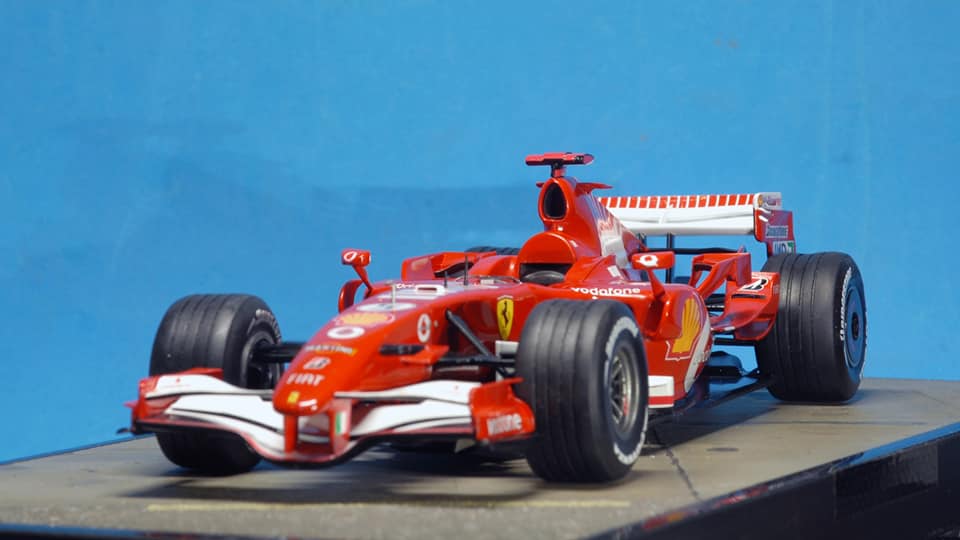 Fujimi Ferrari 248 F1 model completed