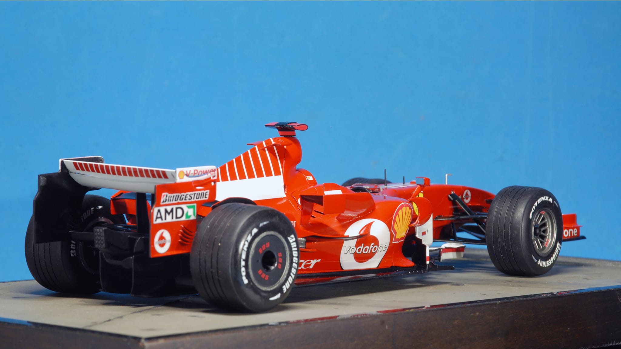 Fujimi Ferrari 248 F1 model completed