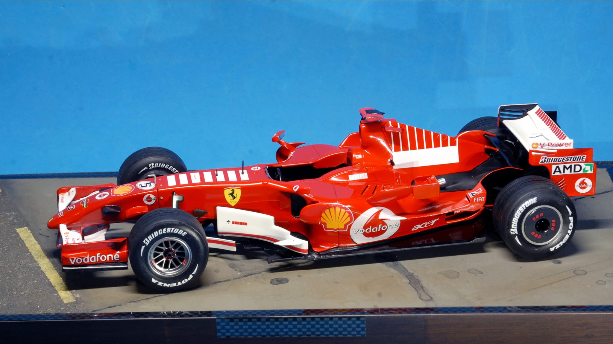 Fujimi Ferrari 248 F1 model completed