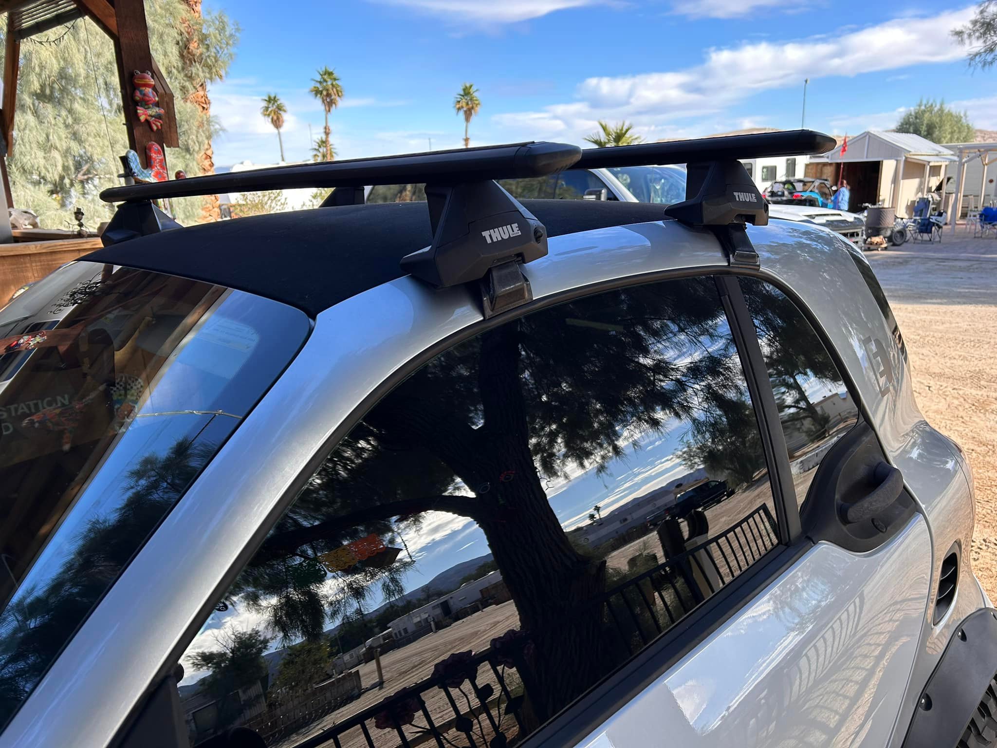 Universal Roof Rack Cross Bars For Mercedes Smart – Luggage Carrier, Top Mount, Unbranded