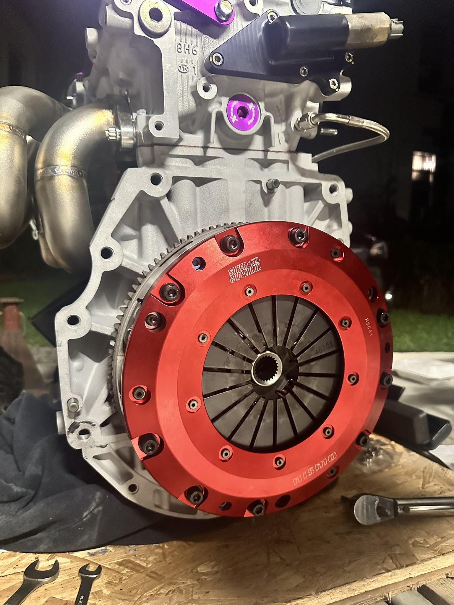 Nismo super coppermix twin disk clutch orientation?