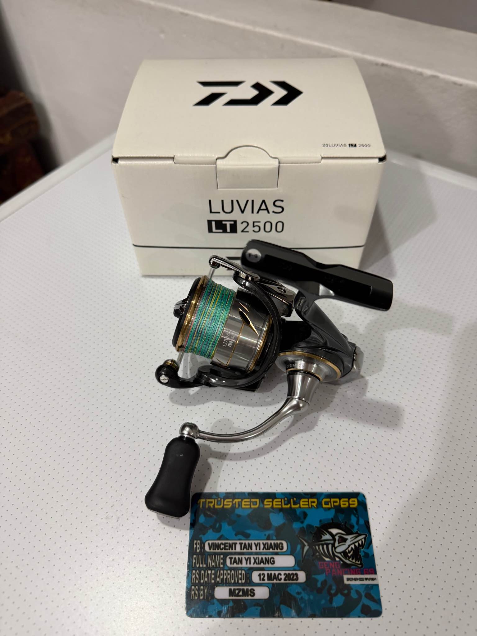 WTS Daiwa Luvias LT 2500 Condition 9.5/10 Made in Japan Braid