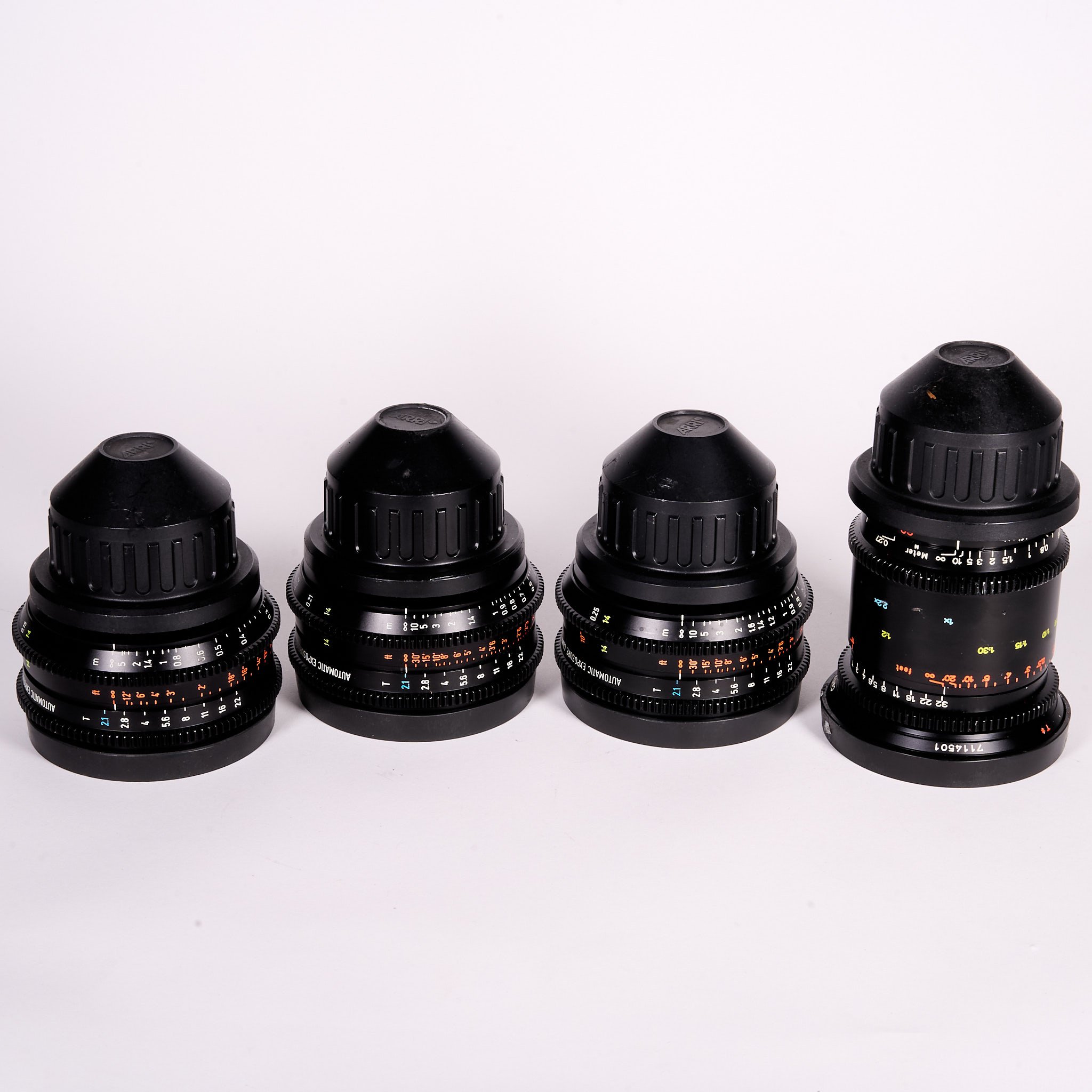 Arri Arriflex 16mm lenses for sale from Schneider Kreuznach