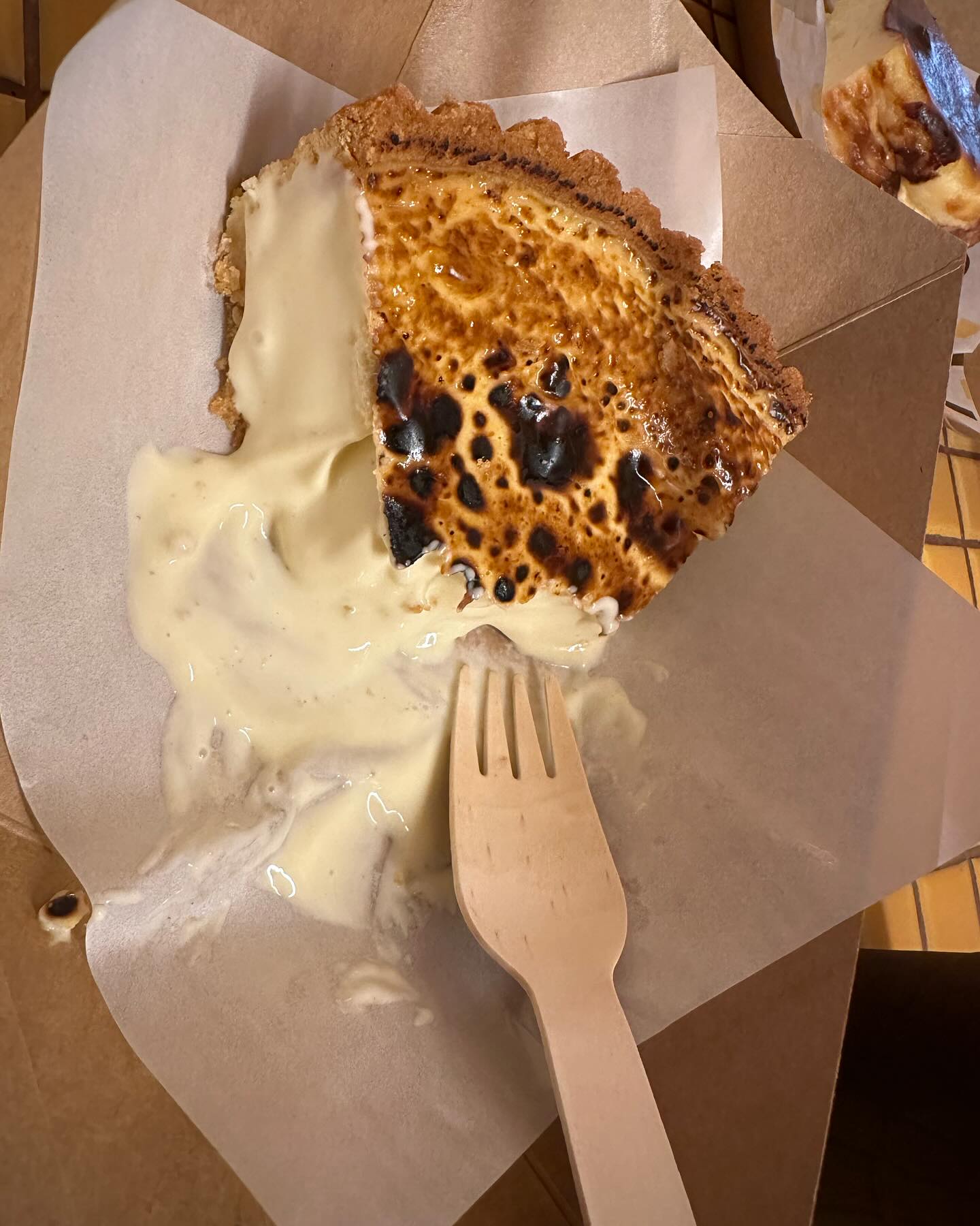 Madame Olivia in North Miami serves great coffee and Basque cheesecake