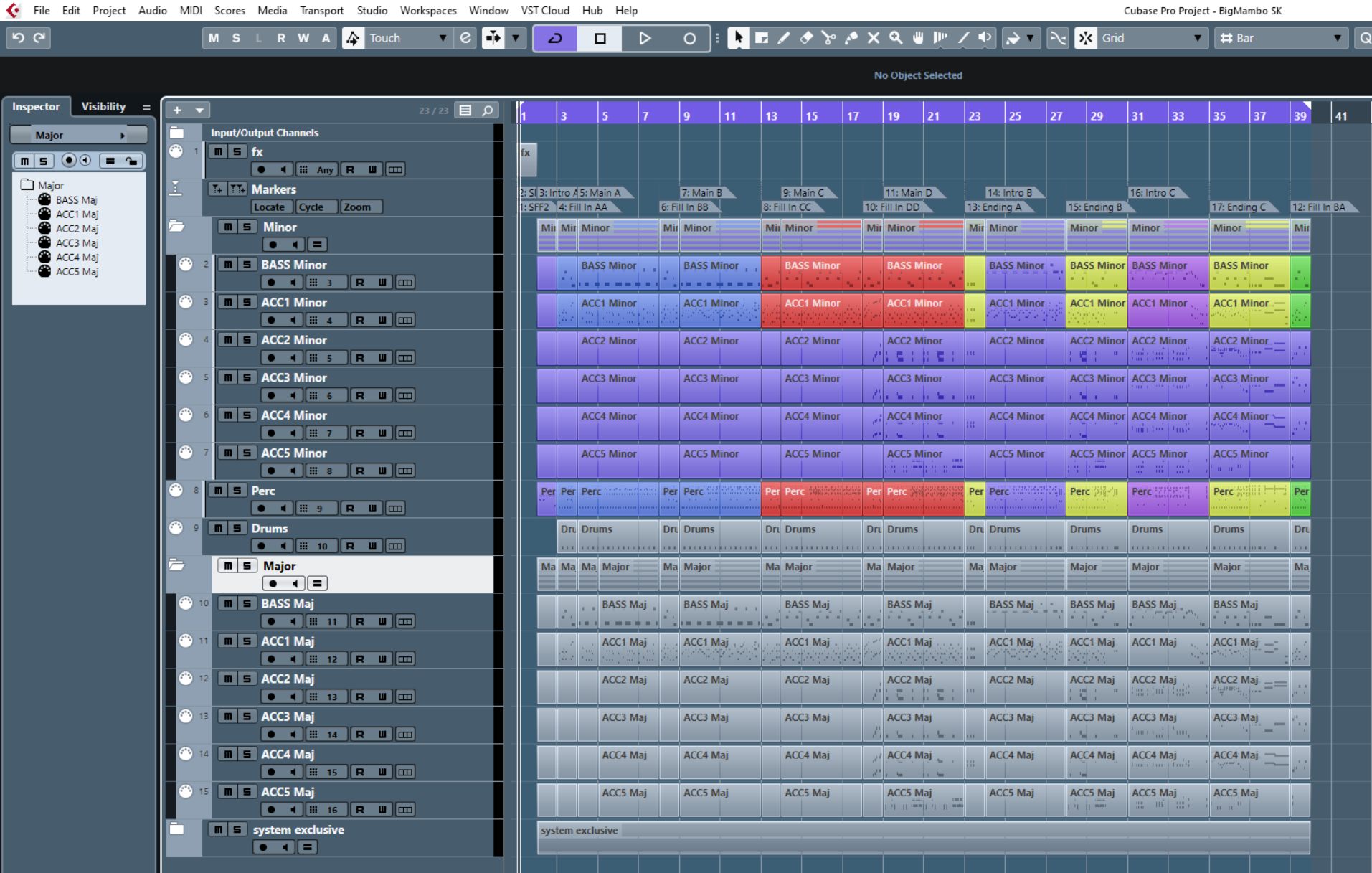 Creating styles on Yamaha arrangers made easy with midi channels