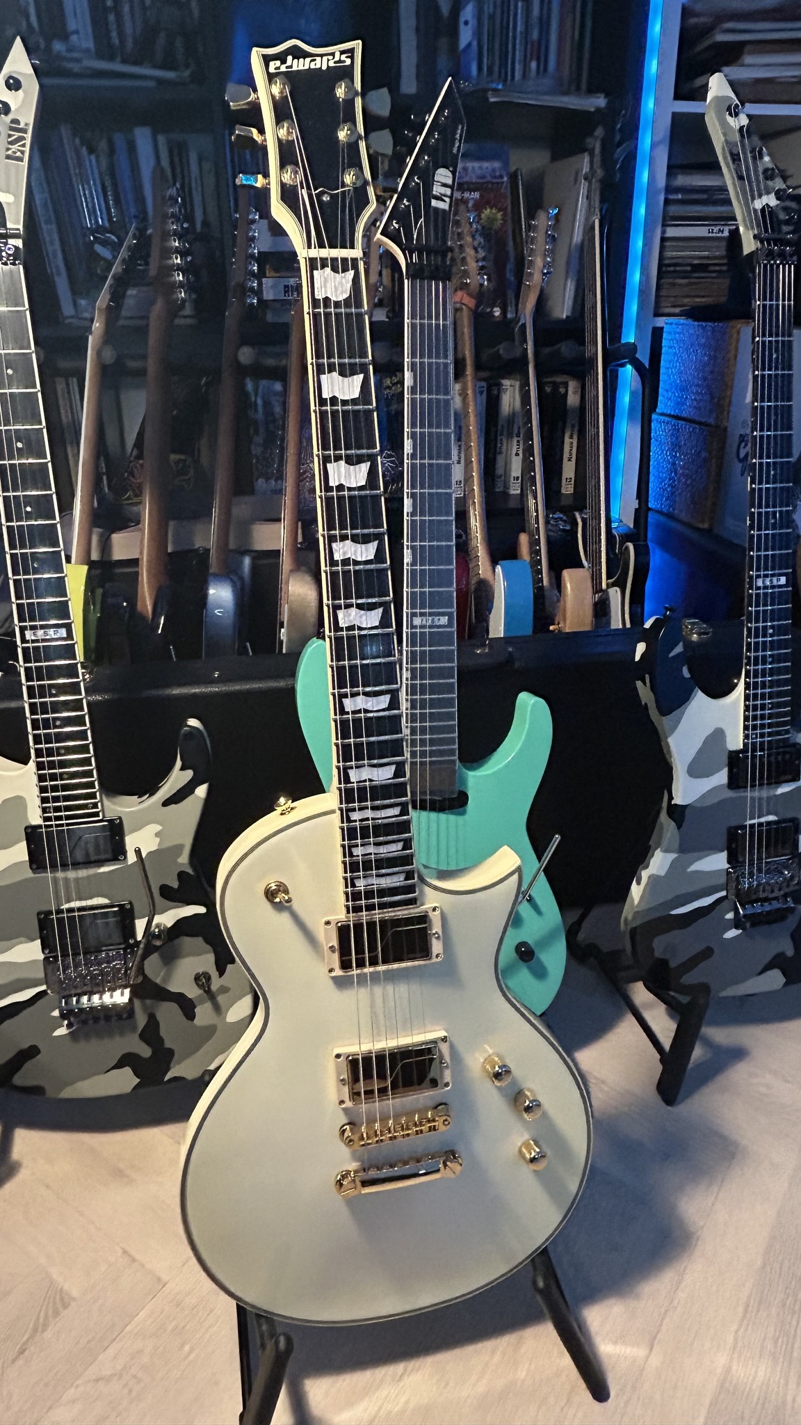 The ESPs designed guitars I acquired since I joined the group. (+