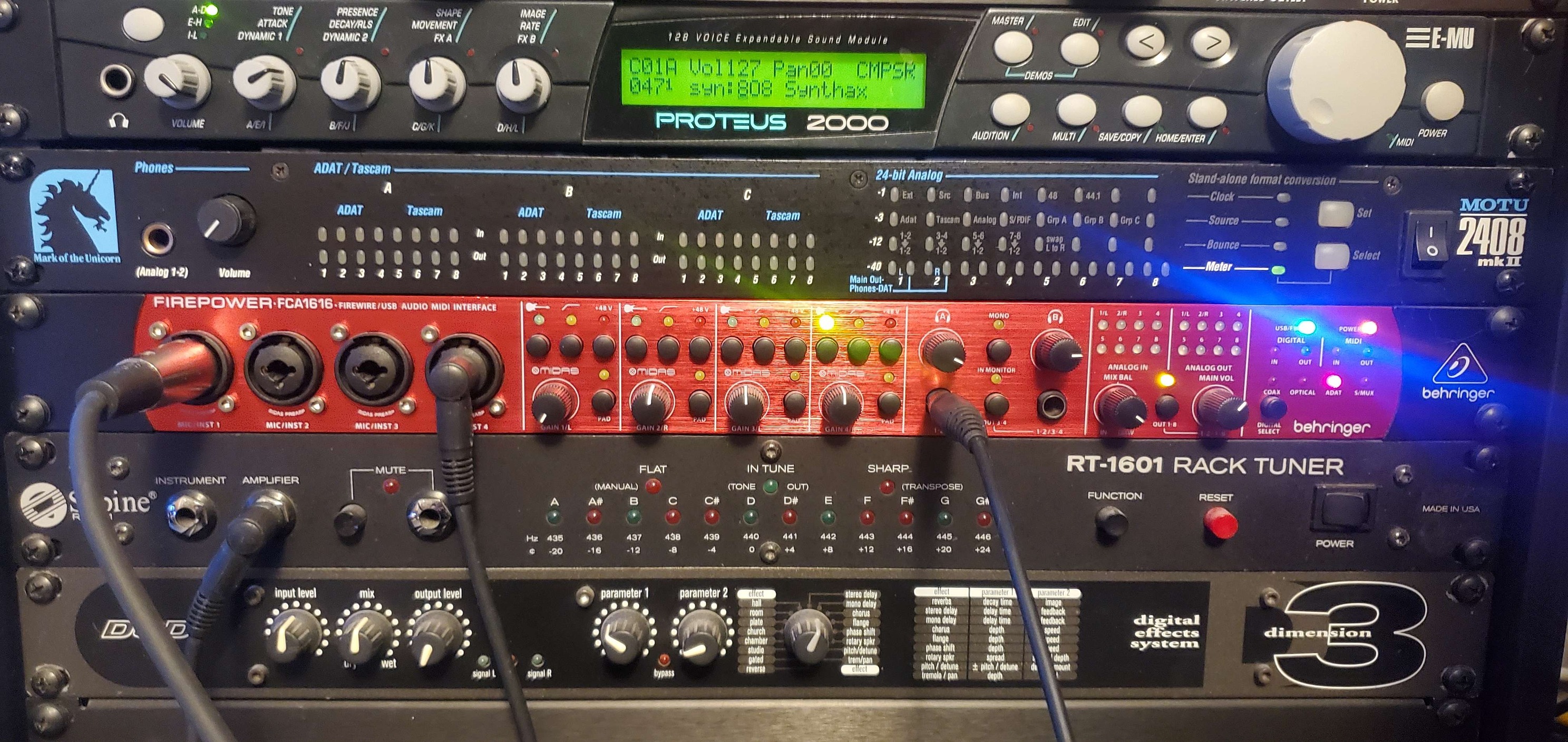 Behringer FCA1616 analog audio dead