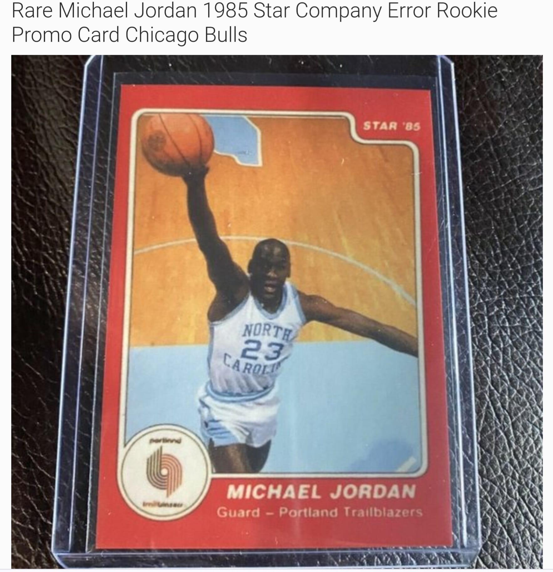 How to authenticate a 1985 Star Jordan basketball card?