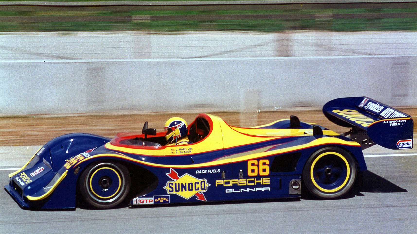 Sunoco Porsche at 1993 Monterey Camel GT